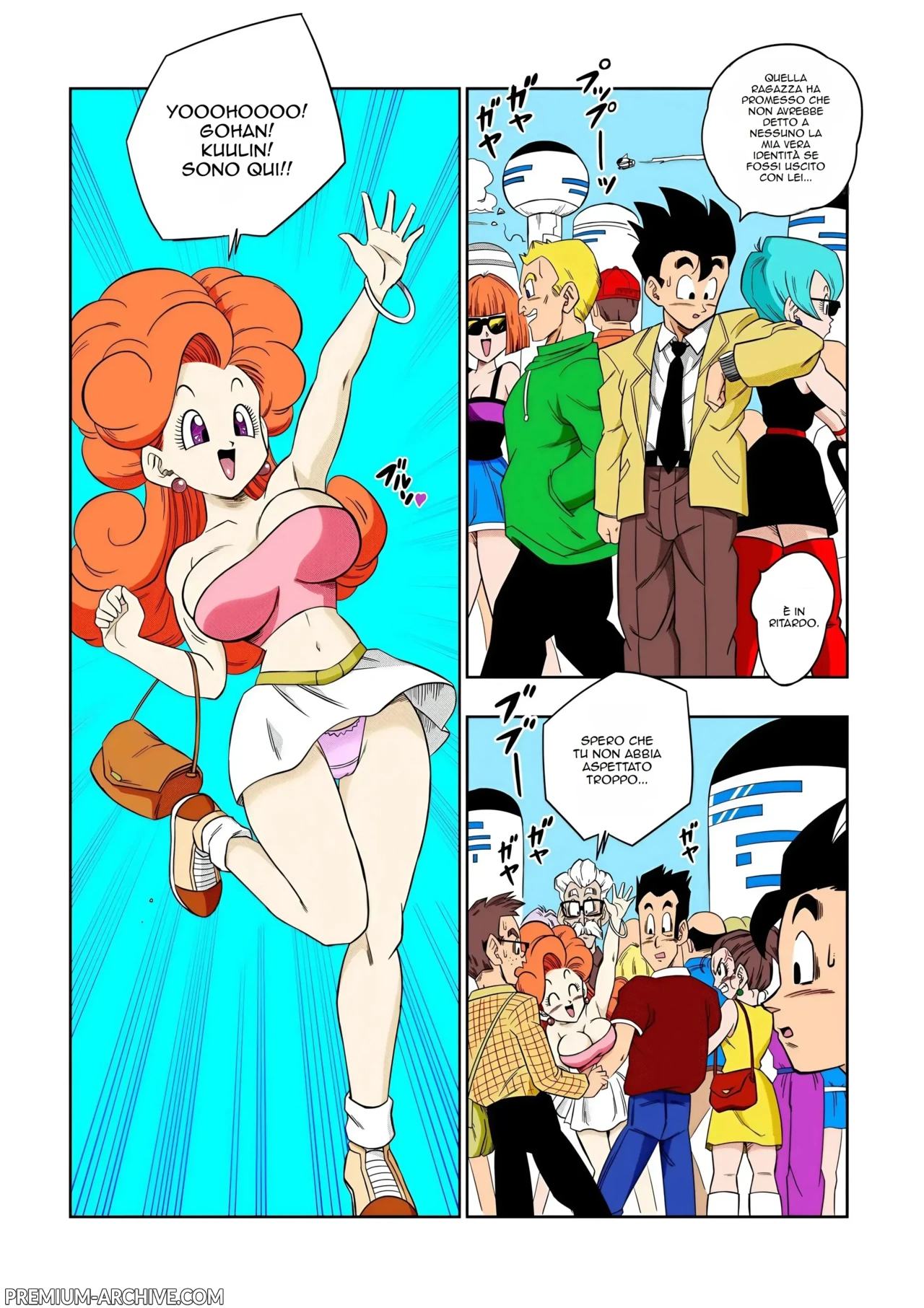 [Yamamoto Doujin (Yamamoto)] DagonBall - Love Triangle Z 6 | Triangolo Amoroso 6 (Dragon Ball Z) [Italian] [Colorized] 图片编号 6