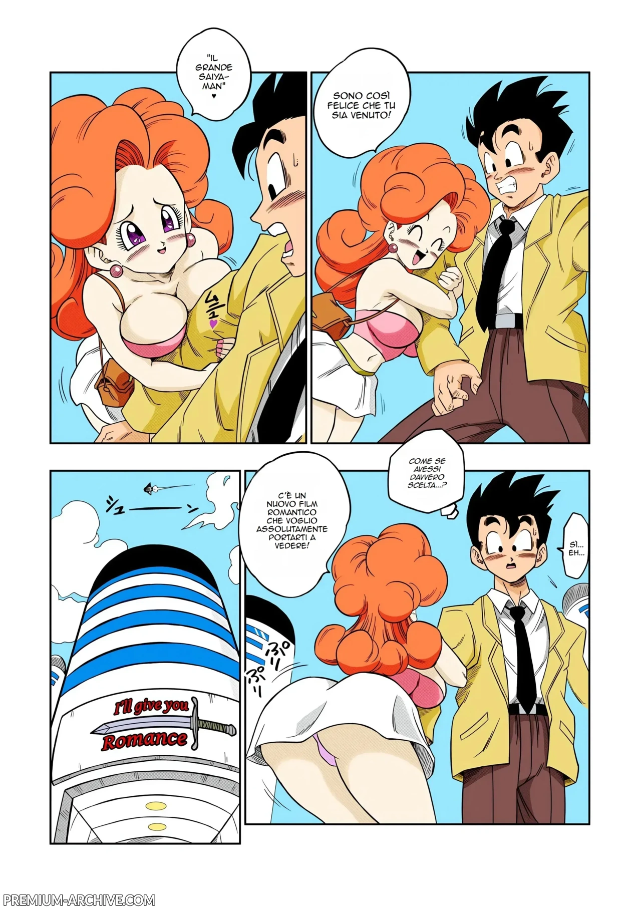 [Yamamoto Doujin (Yamamoto)] DagonBall - Love Triangle Z 6 | Triangolo Amoroso 6 (Dragon Ball Z) [Italian] [Colorized] 图片编号 7