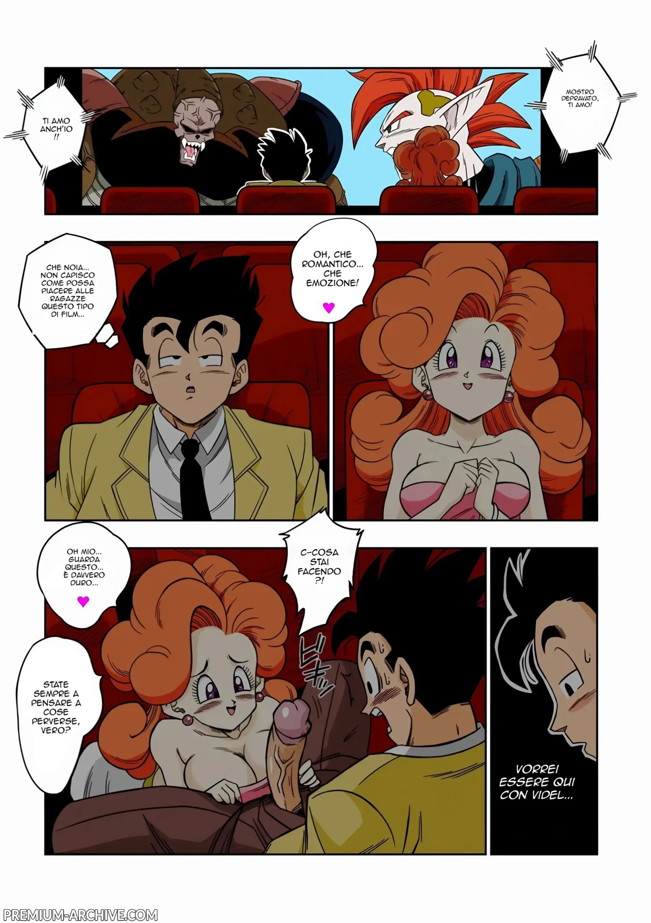 [Yamamoto Doujin (Yamamoto)] DagonBall - Love Triangle Z 6 | Triangolo Amoroso 6 (Dragon Ball Z) [Italian] [Colorized] 图片编号 8