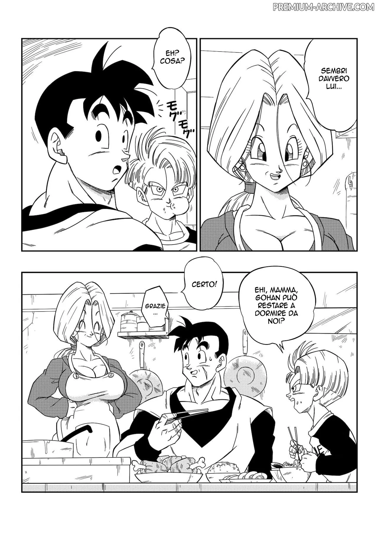 [Yamamoto] Lost of sex in this Future! - BULMA and GOHAN  | Un Sacco di Sesso in Questo Futuro ! (Dragon Ball Z) [Italian] [Decensored] image number 4