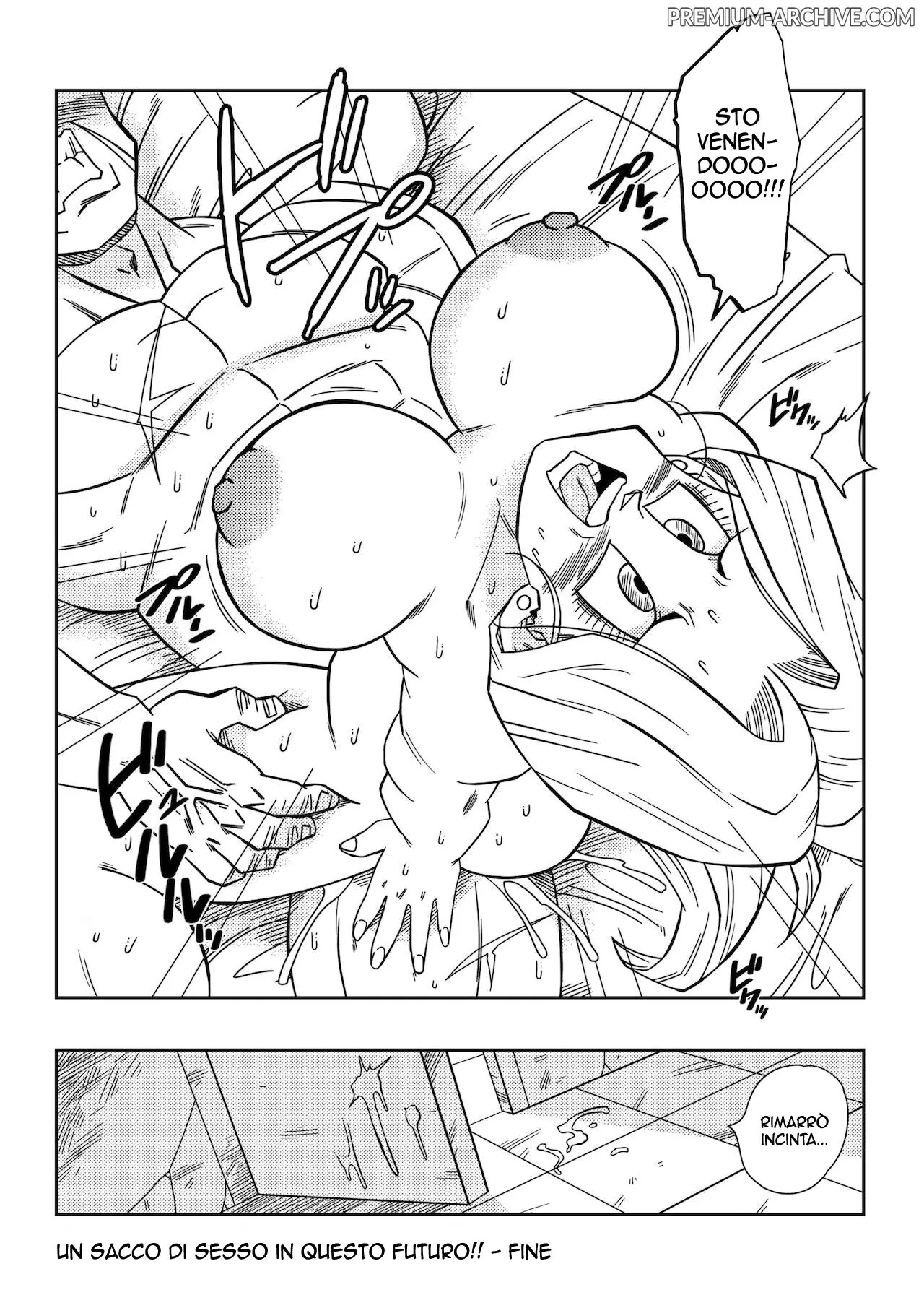 [Yamamoto] Lost of sex in this Future! - BULMA and GOHAN  | Un Sacco di Sesso in Questo Futuro ! (Dragon Ball Z) [Italian] [Decensored] image number 15