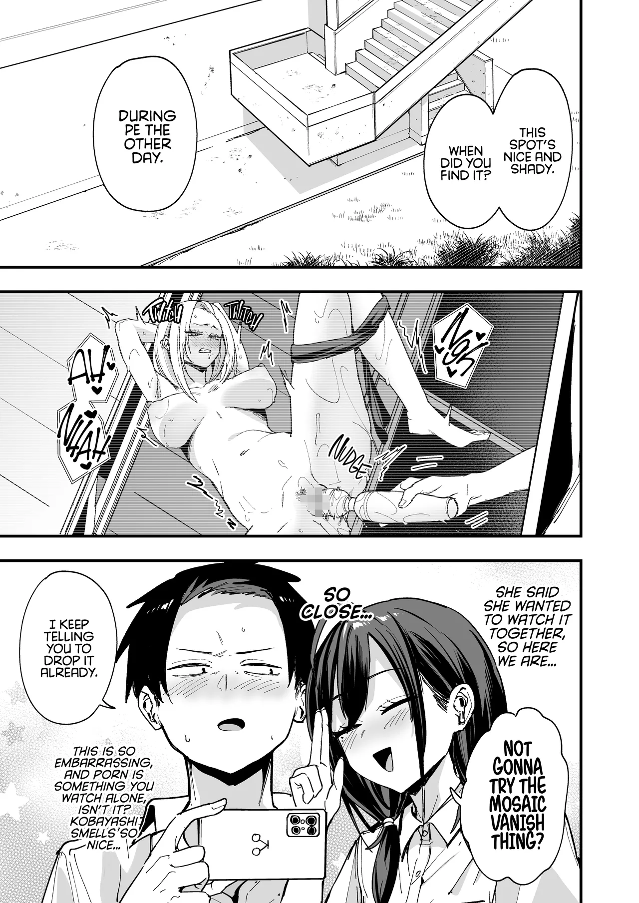 [Fuguta-ke] Tonari no Seki no Tomodachi to Issho ni Onanii Suru Hanashi | The Story About Masturbating Together With the Friend Who Sits Next to Me [English] 15eme image