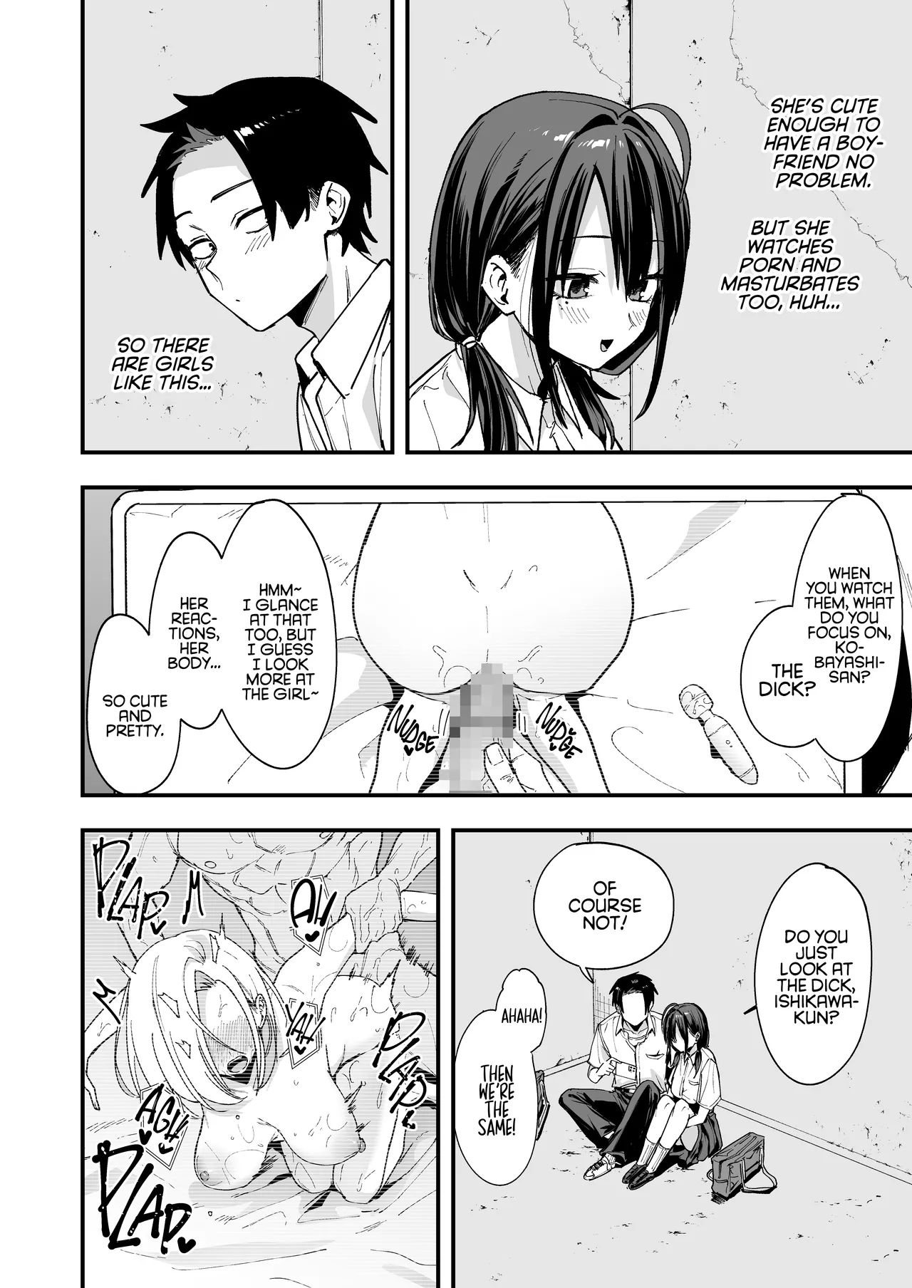 [Fuguta-ke] Tonari no Seki no Tomodachi to Issho ni Onanii Suru Hanashi | The Story About Masturbating Together With the Friend Who Sits Next to Me [English] 16eme image