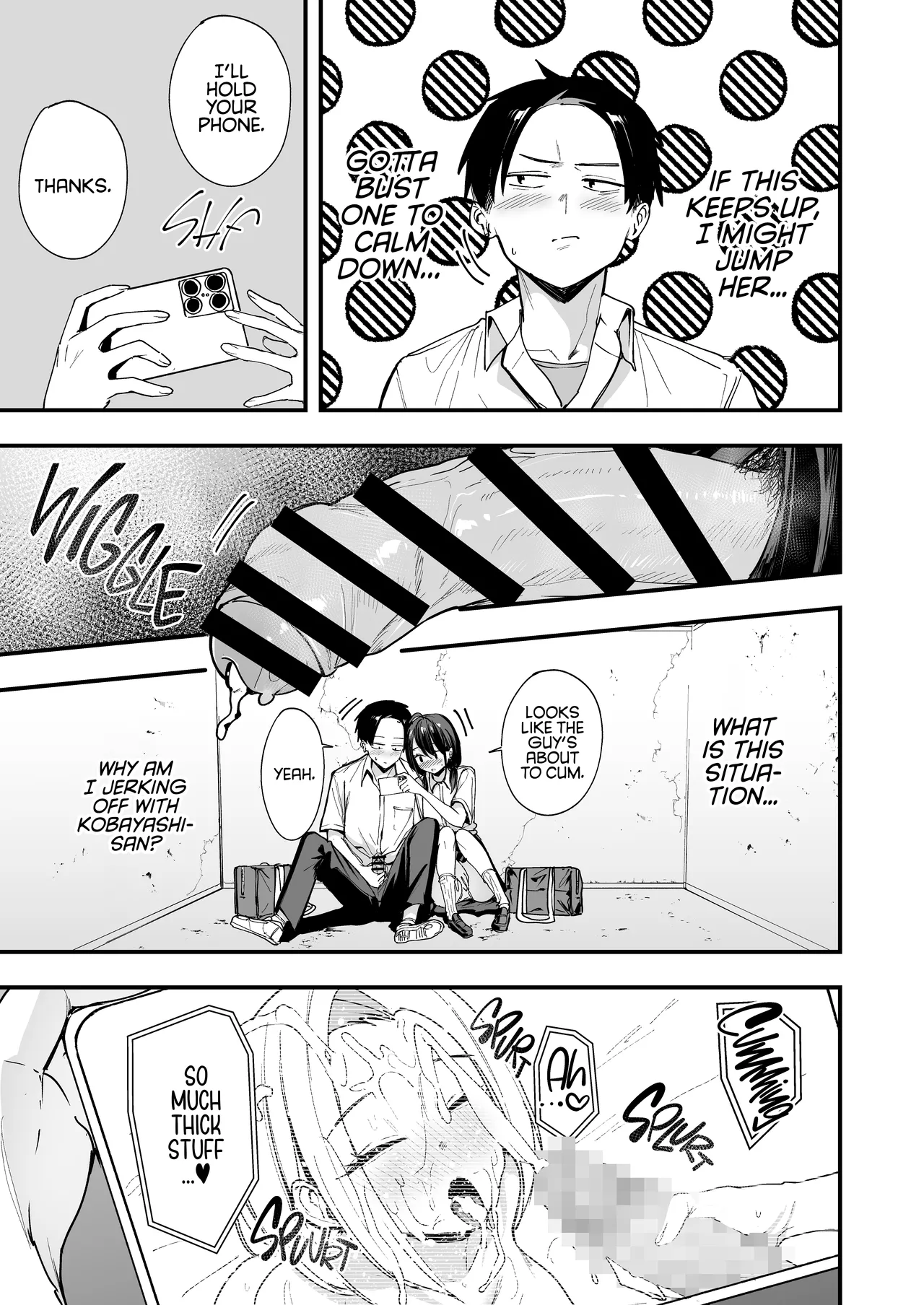 [Fuguta-ke] Tonari no Seki no Tomodachi to Issho ni Onanii Suru Hanashi | The Story About Masturbating Together With the Friend Who Sits Next to Me [English] 19eme image