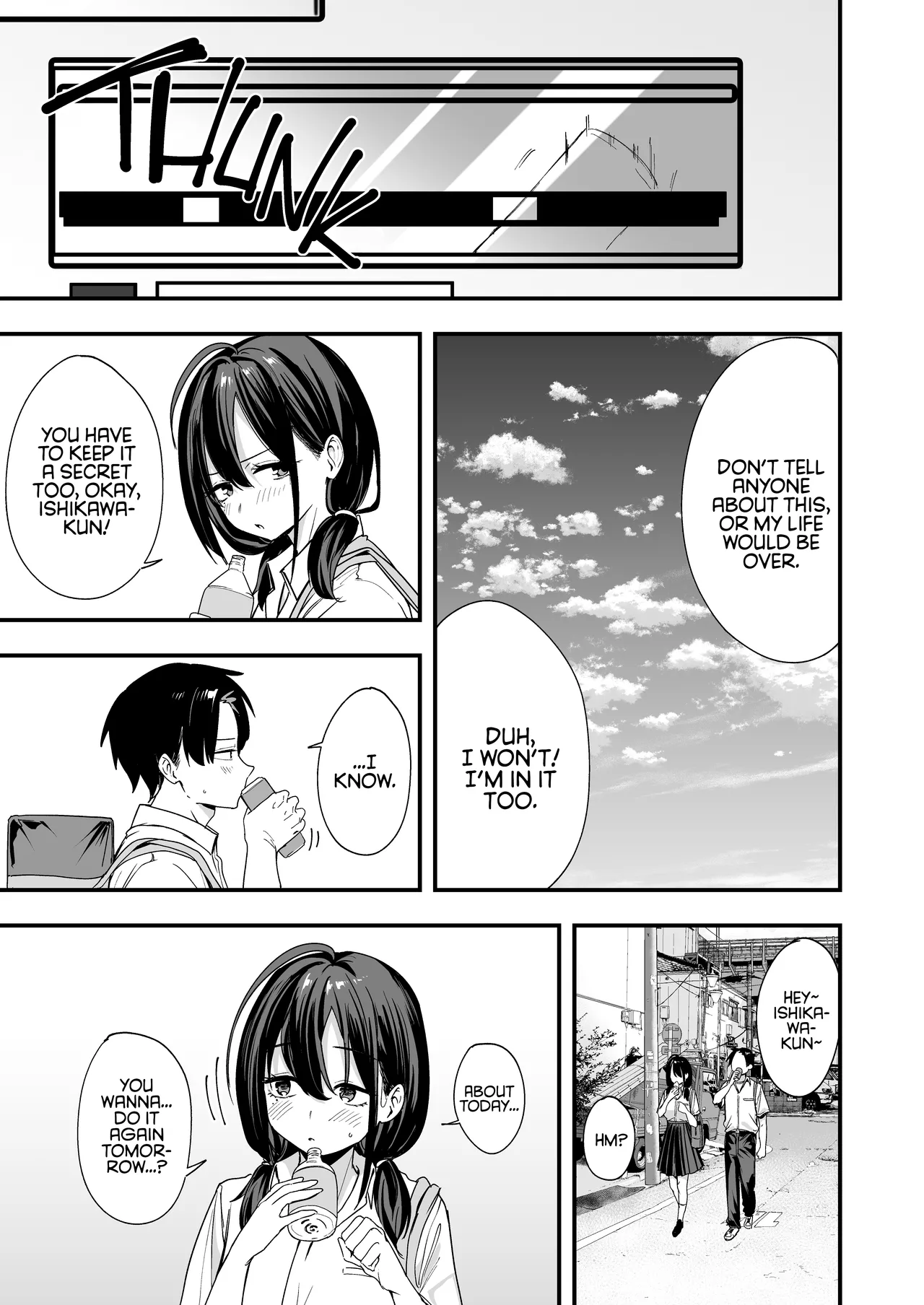 [Fuguta-ke] Tonari no Seki no Tomodachi to Issho ni Onanii Suru Hanashi | The Story About Masturbating Together With the Friend Who Sits Next to Me [English] 25eme image