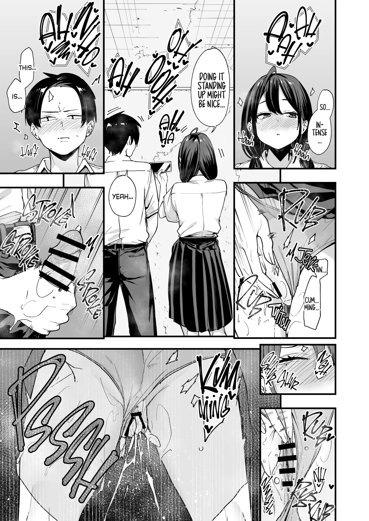 [Fuguta-ke] Tonari no Seki no Tomodachi to Issho ni Onanii Suru Hanashi | The Story About Masturbating Together With the Friend Who Sits Next to Me [English] 31eme image