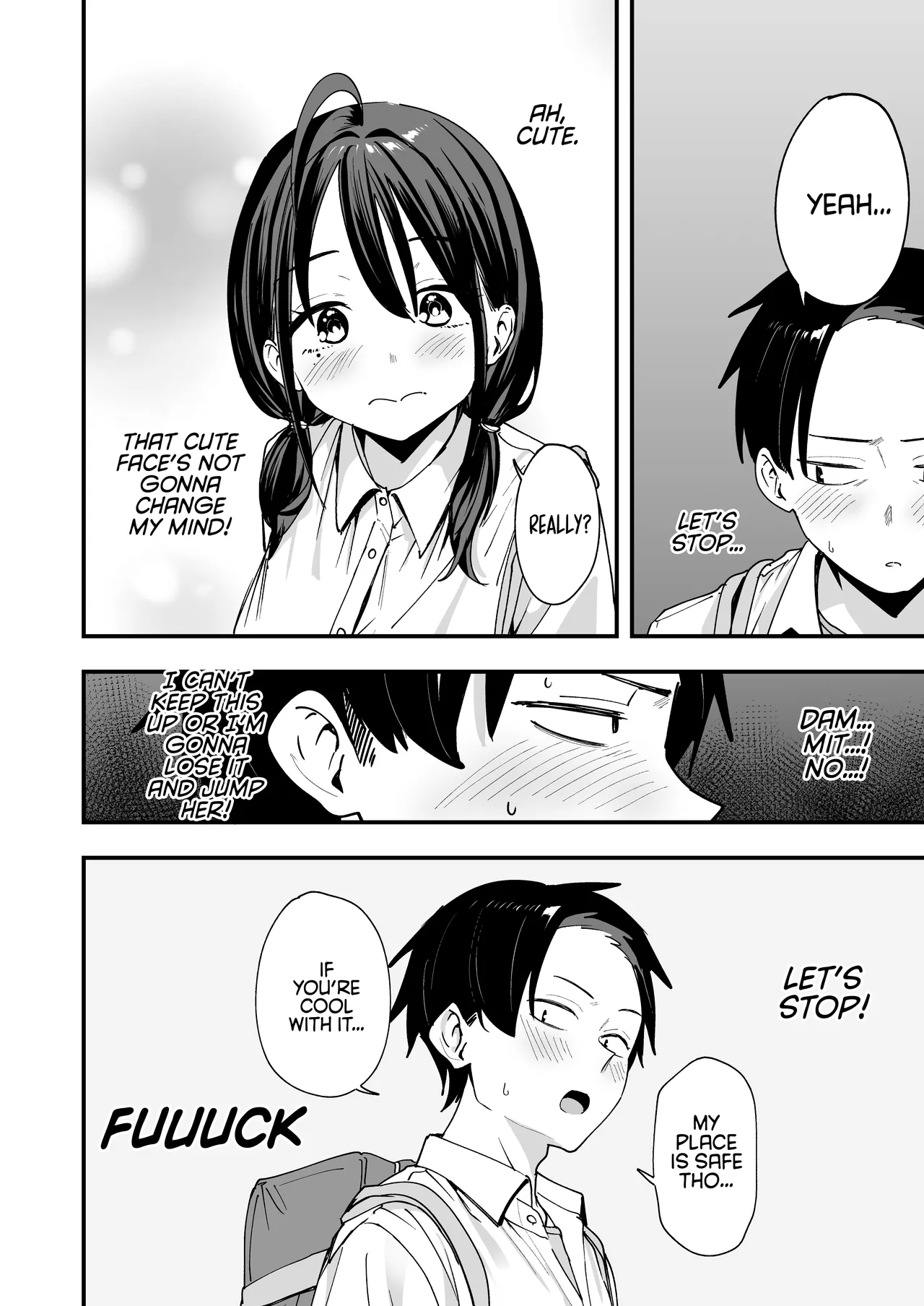 [Fuguta-ke] Tonari no Seki no Tomodachi to Issho ni Onanii Suru Hanashi | The Story About Masturbating Together With the Friend Who Sits Next to Me [English] 36eme image