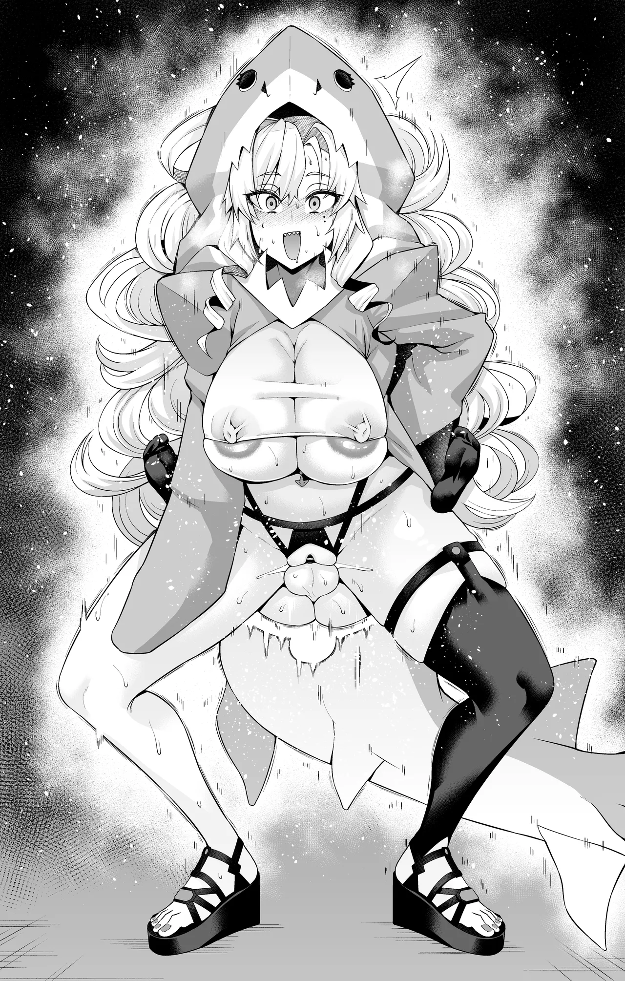 [Ankoman] Kurīmuhiruto, samekosu de parisu to…❤ | 크림힐트, 상어 코스프레하고 파리스 군과...❤ (Fate/Grand Order) [Korean] image number 12