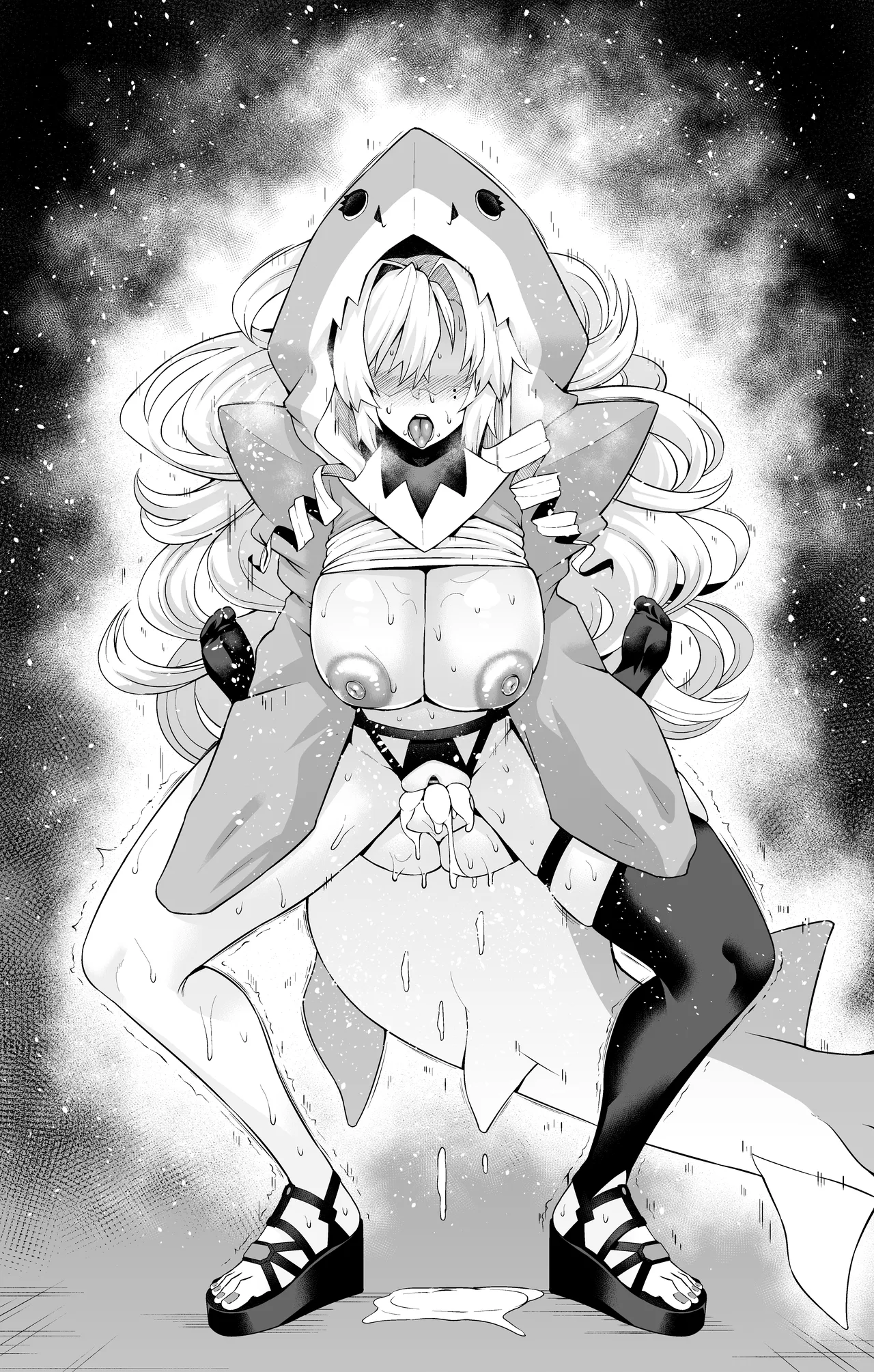 [Ankoman] Kurīmuhiruto, samekosu de parisu to…❤ | 크림힐트, 상어 코스프레하고 파리스 군과...❤ (Fate/Grand Order) [Korean] image number 19