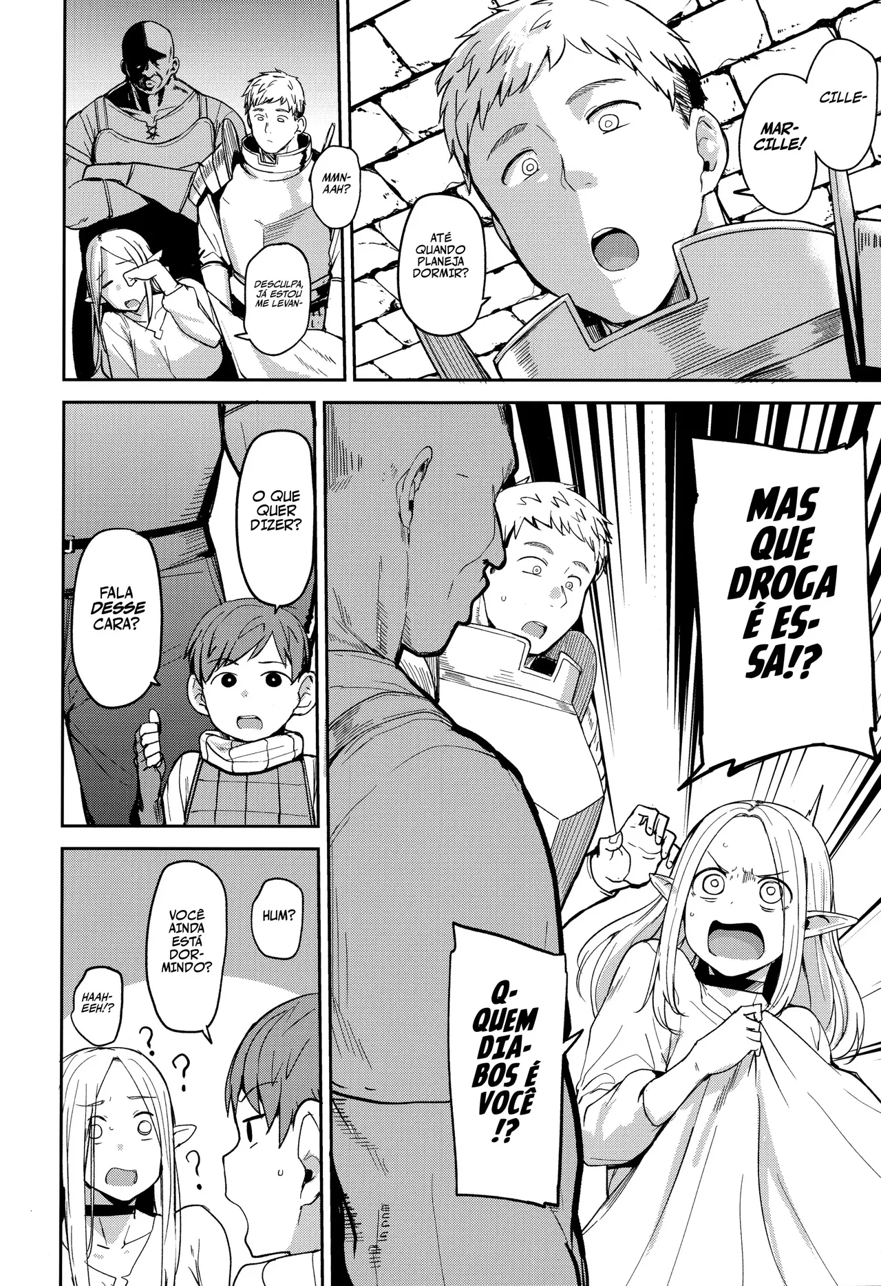 (C106) [North70 (Nanao Yukiji)] Chin Ochi Donkusa Elf | Elfa Idiota Enganada e Comida (Dungeon Meshi) [Portuguese-BR] 图片编号 3