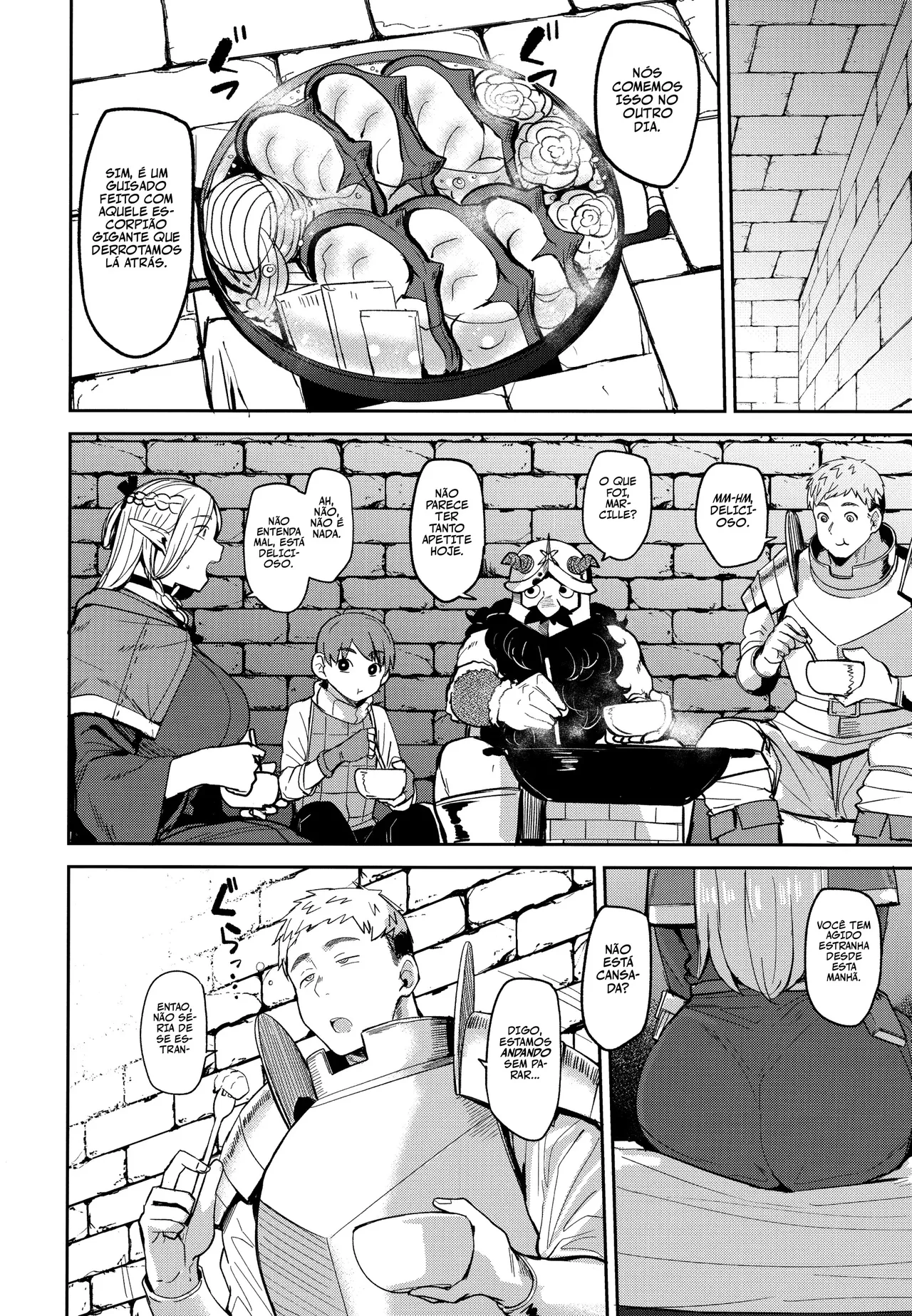 (C106) [North70 (Nanao Yukiji)] Chin Ochi Donkusa Elf | Elfa Idiota Enganada e Comida (Dungeon Meshi) [Portuguese-BR] 图片编号 7