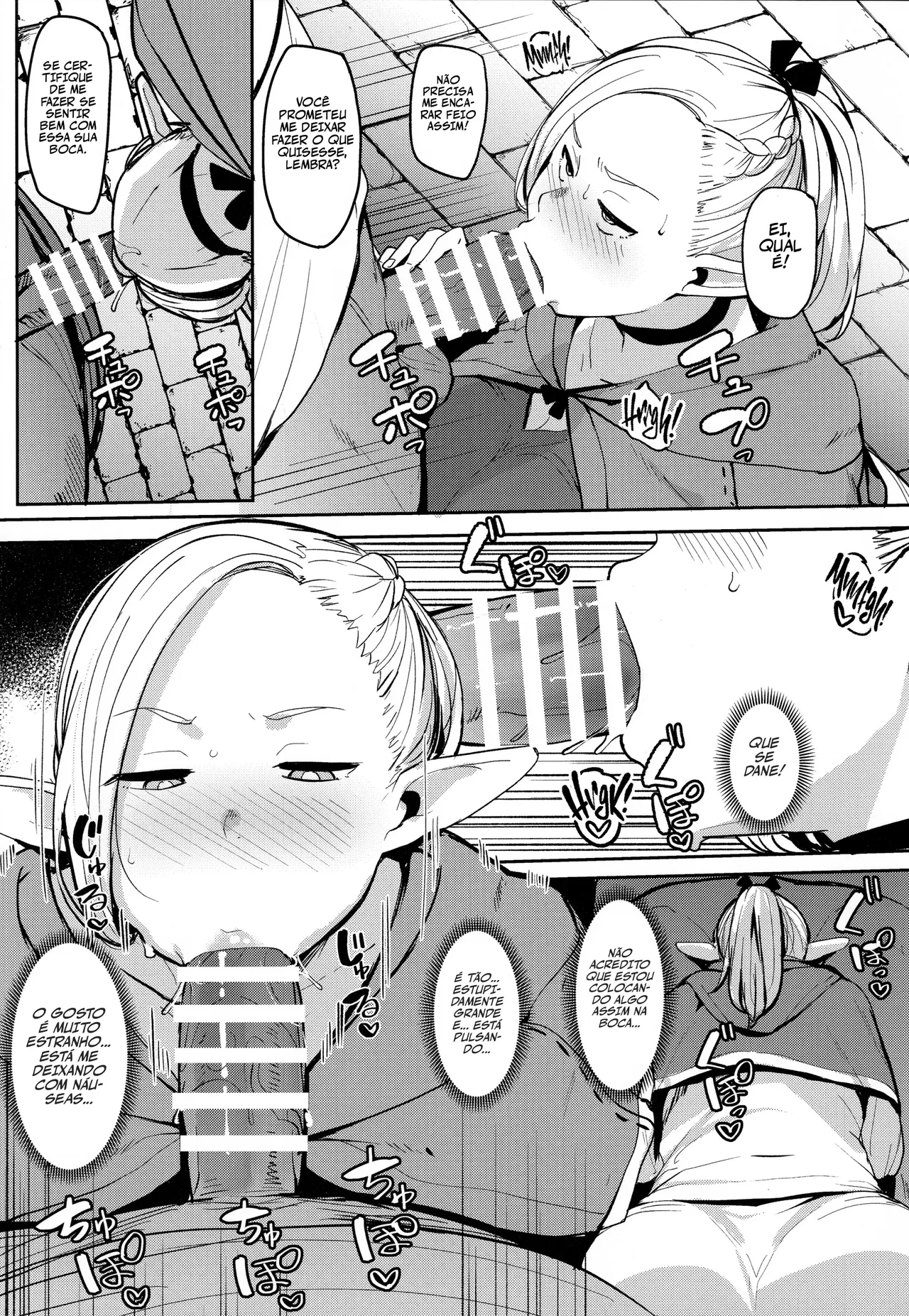 (C106) [North70 (Nanao Yukiji)] Chin Ochi Donkusa Elf | Elfa Idiota Enganada e Comida (Dungeon Meshi) [Portuguese-BR] 图片编号 24