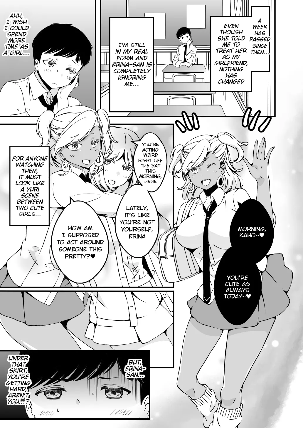 [Marialite (Yuzuki)] Onnanoko ni Naritai Ore to, Onna ni Akita Gal 3 [English] [JusenkyoTL] numero di immagine  1