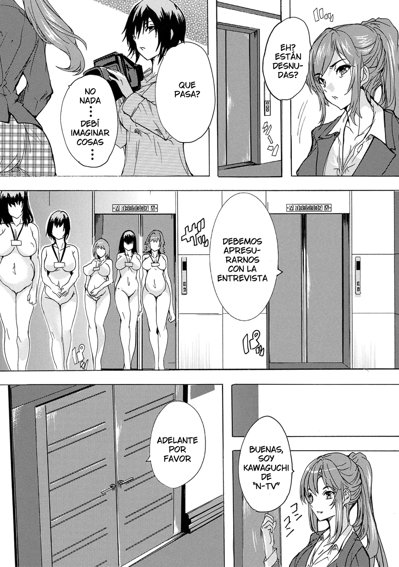 [Natsuka Q-ya] Saiin! Zenra Kaisha (Chap.6 END) | Afrodisiaco! La Empresa Nudista (Cap.6 FIN) [Spanish] [Digital][Harenchi no Fansub] image number 3