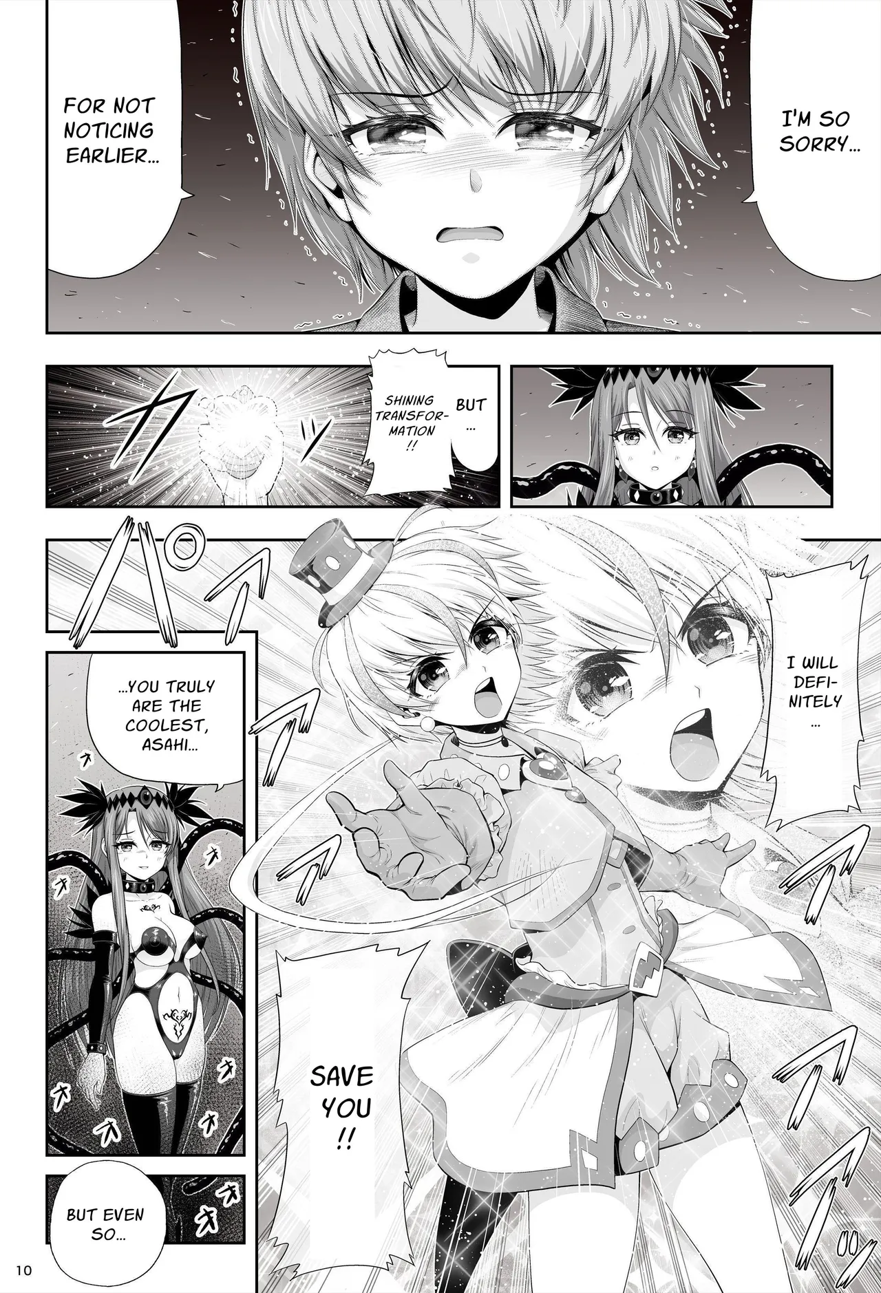 [Eclipse (Kouan)] Magical Girls Shine Hearts - Episode 2: Asahi Fujima (BM TL) imagen número 14