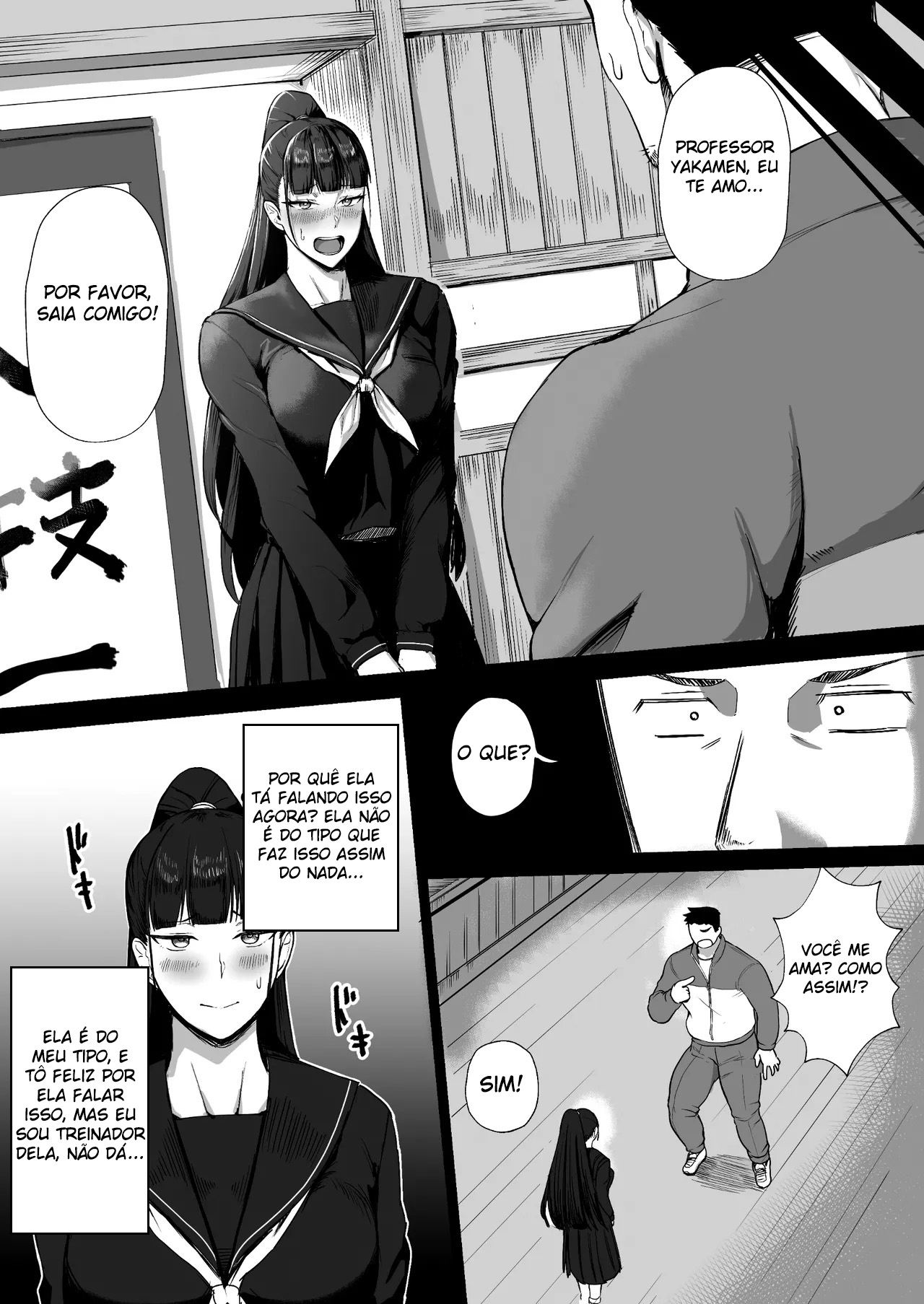 [Doushoku (T-Man)] Kimajime na Yuutousei wa, Sensei dake no Mesu ni Naritai. | A Aluna Exemplar Quer Se Tornar a Cadela do Professor. [Portuguese-BR] {Mundo Hentai} [Digital] imagen número 5