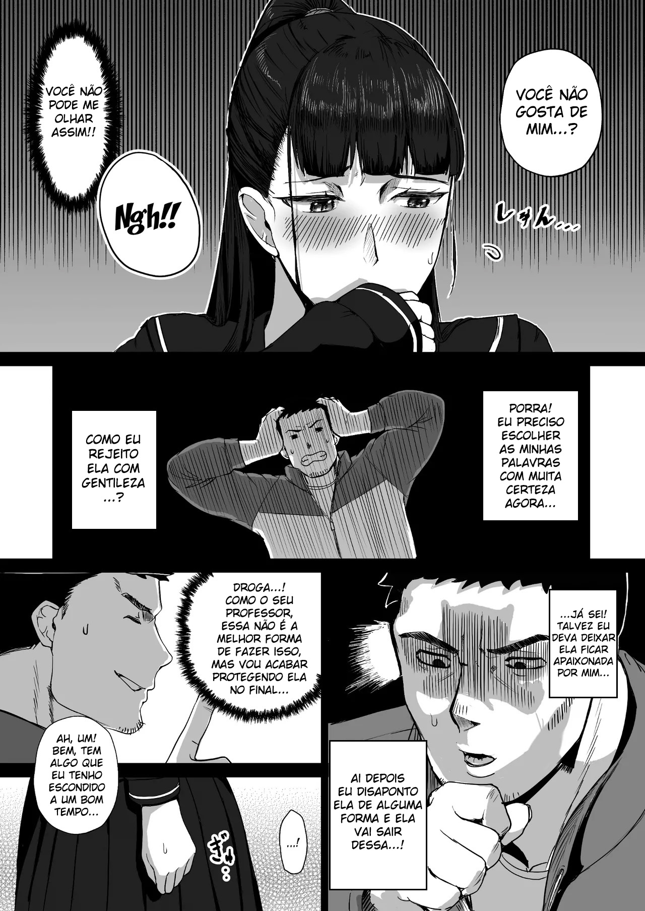 [Doushoku (T-Man)] Kimajime na Yuutousei wa, Sensei dake no Mesu ni Naritai. | A Aluna Exemplar Quer Se Tornar a Cadela do Professor. [Portuguese-BR] {Mundo Hentai} [Digital] imagen número 6