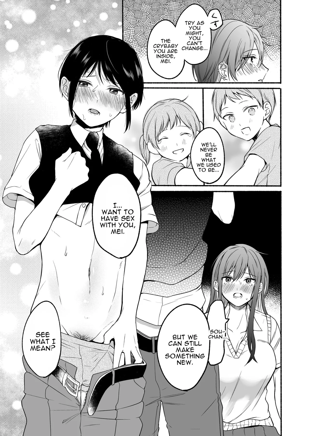 [ENG Ver.] Genital Swap 2 ~even if we cannot return to being friends~ image number 38