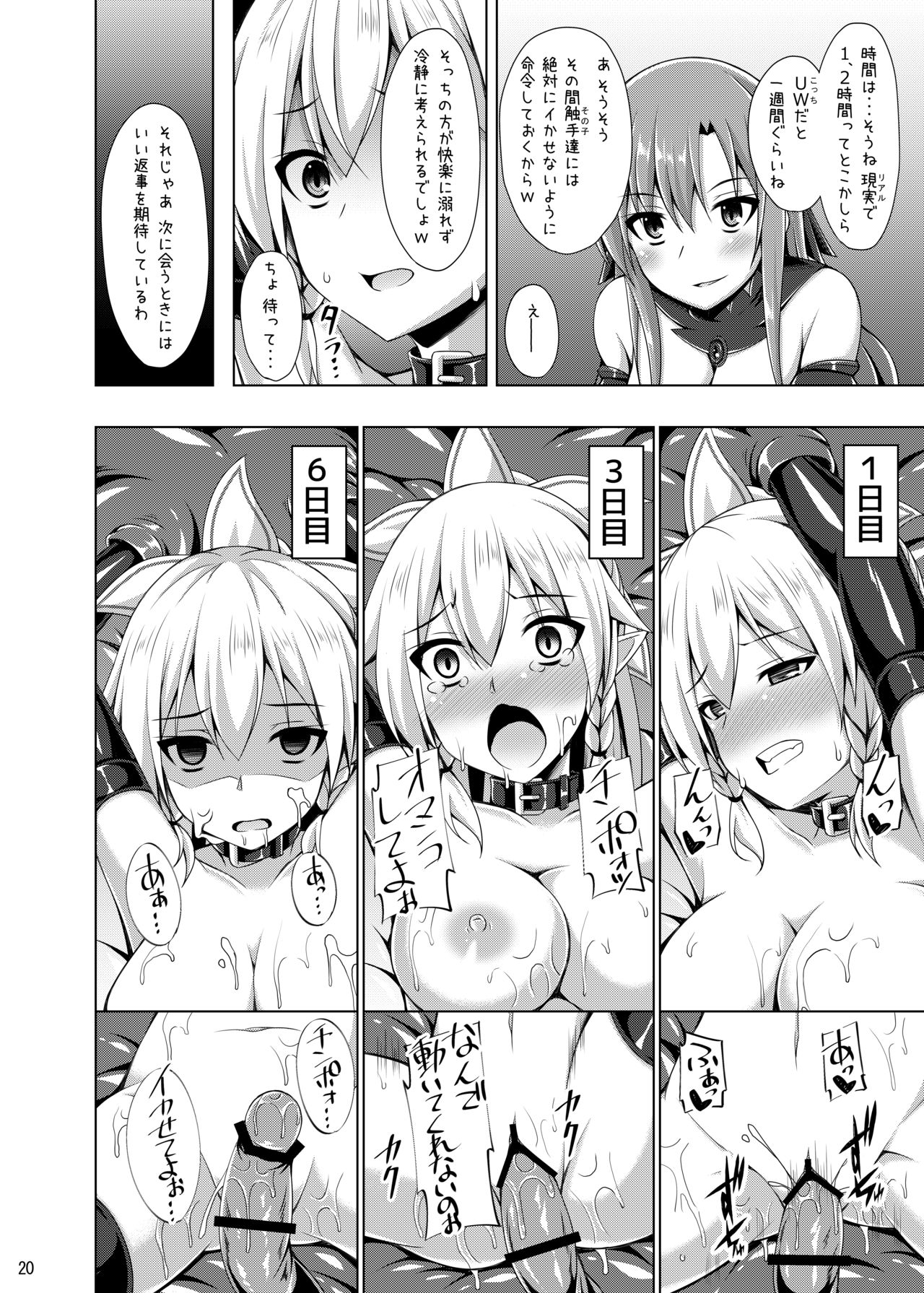 [Imitation Moon (Narumi Yuu)] Kanojo wa mou『Onii-chan』to wa Yonde Kurenai (Sword Art Online) Bildnummer 19