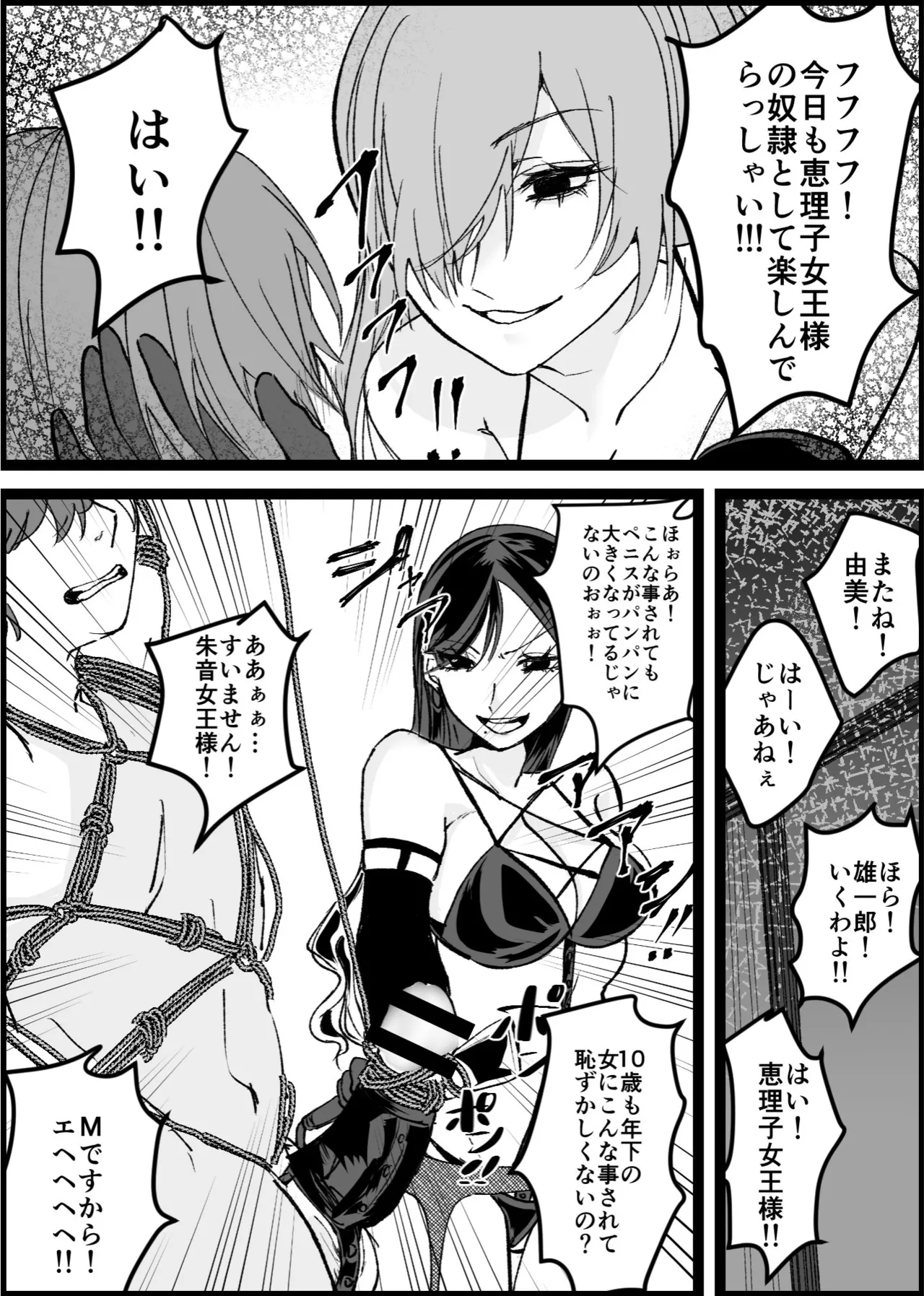 過激な女王様達のM男調教！！ [北斗七星] 图片编号 6