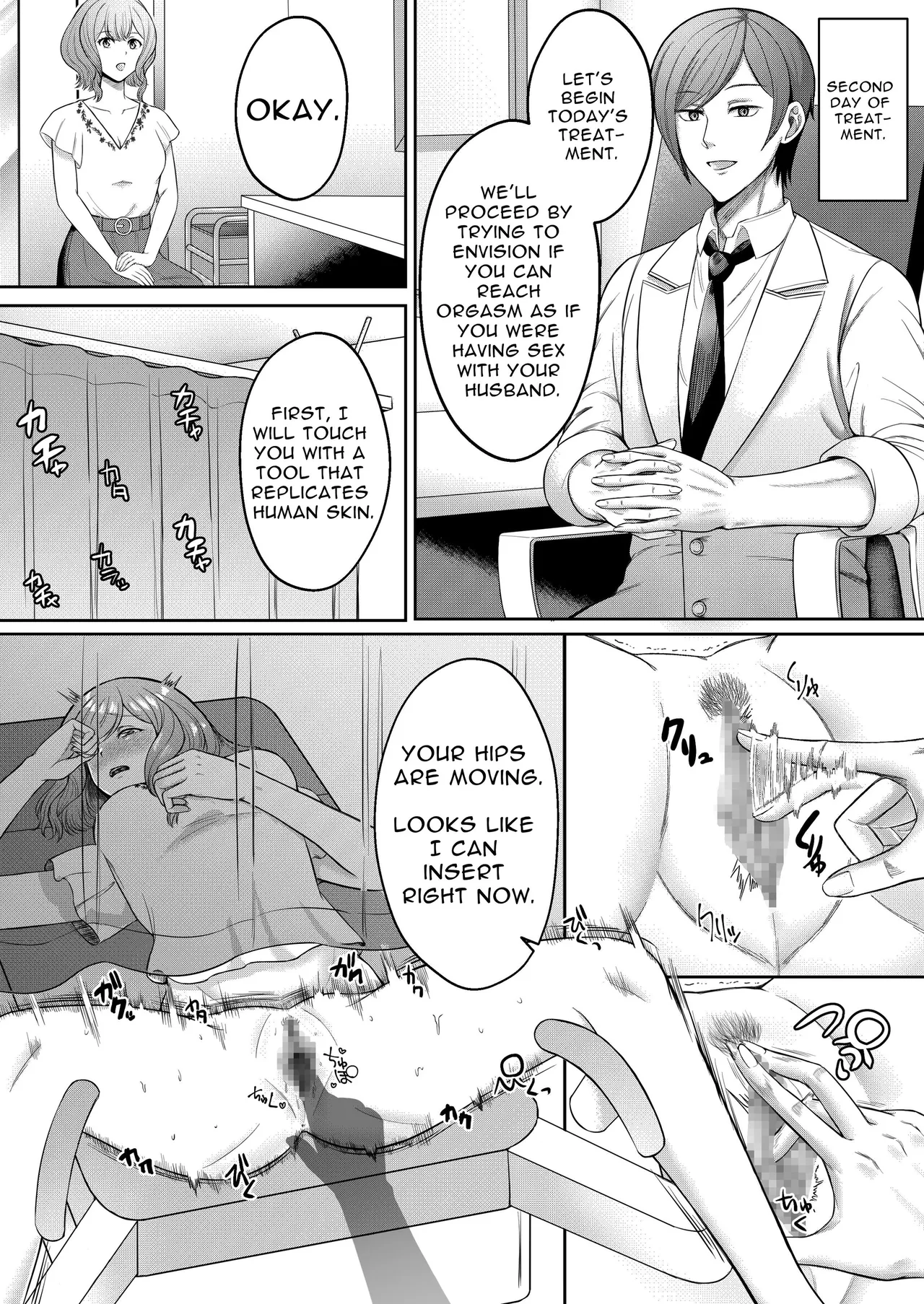 [ENG Ver.] Perv Obstetrician's Treatment for Frigidity (Manga Ver.) image number 15
