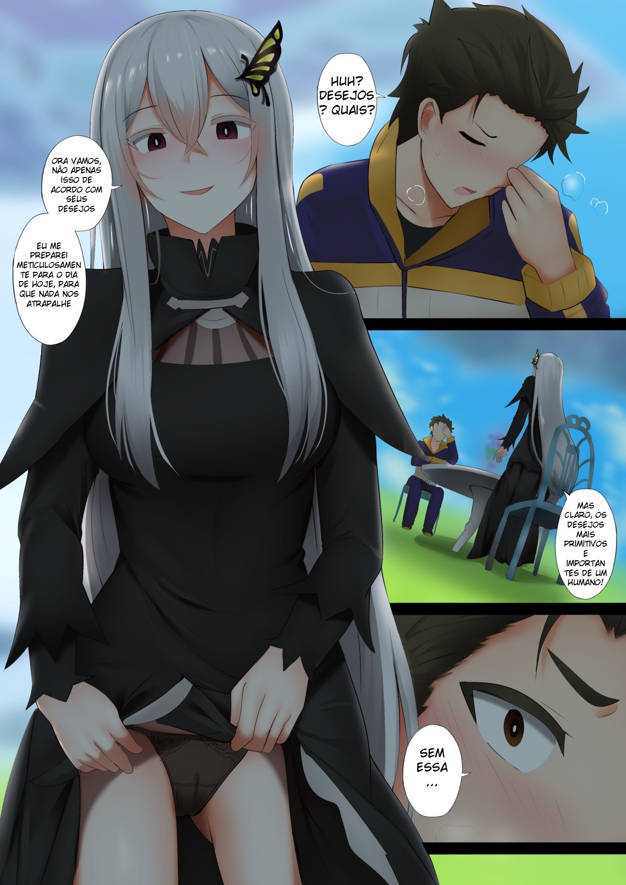 [Ginhaha] Echidna (Re:Zero kara Hajimeru Isekai Seikatsu) [Portuguese-BR] [Sugiora] image number 3