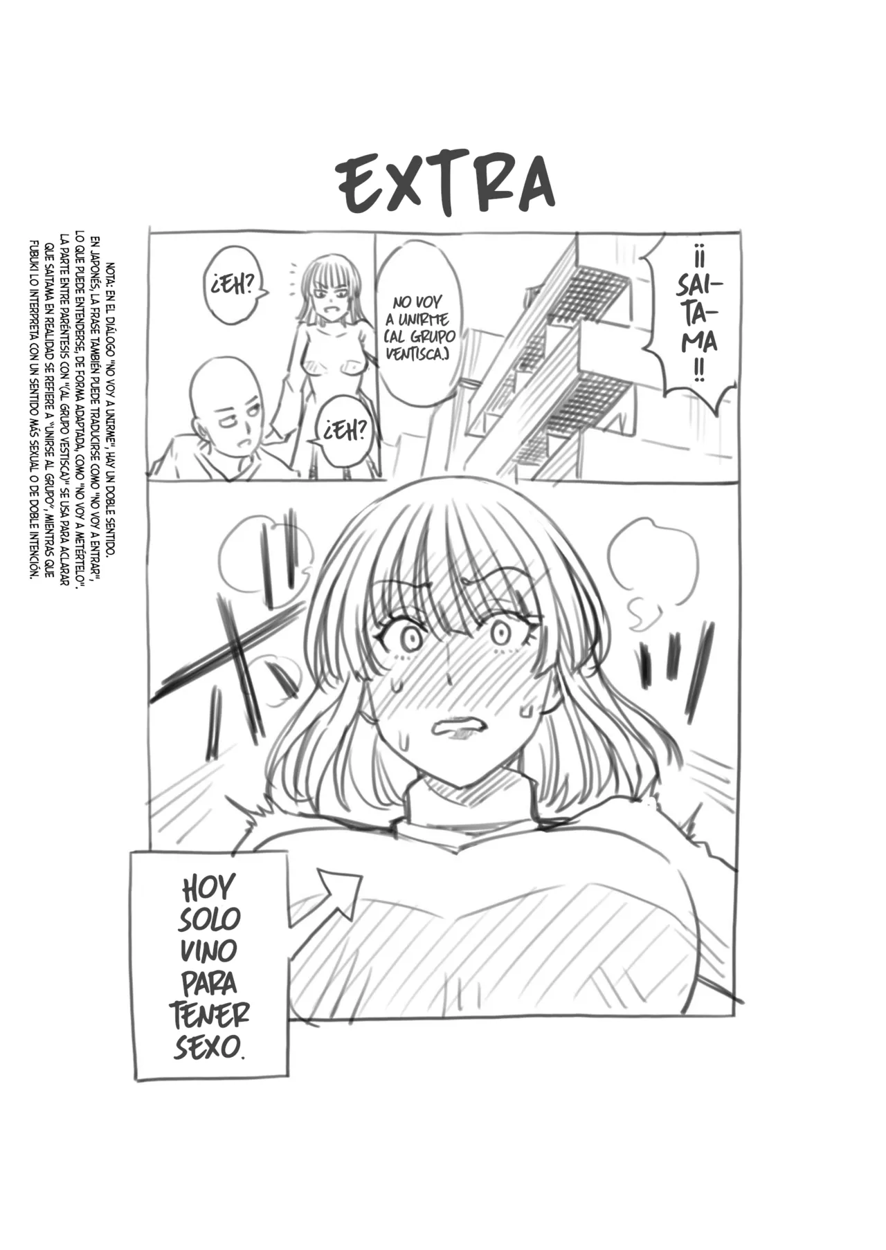 [Aoyama Akira] Jigoku no Fubuki wa Kannyuu Suru | Ventisca del Infierno está reclutando (One Punch Man) [Spanish] [Mister Nugget] image number 3