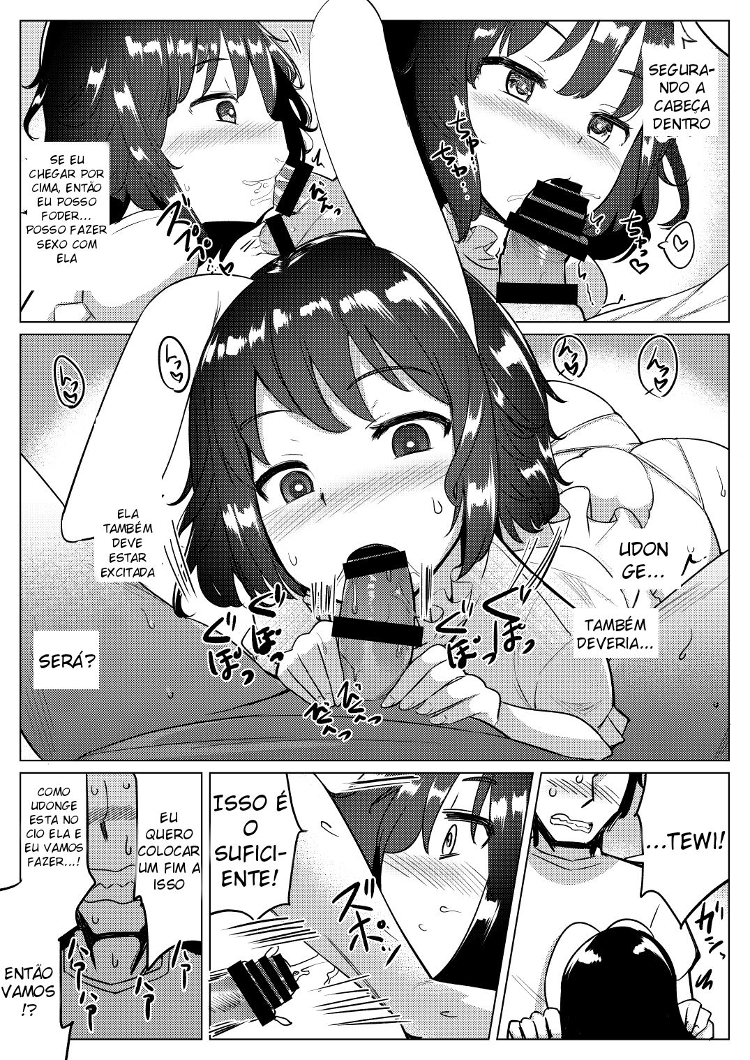 [Ippongui (Ippongui)] Kanojo ga Hatsujouki nanoni Uwaki Shite Tewi-chan to Sex Shita (Touhou Project) [Portuguese-BR] [Digital] numero di immagine  8