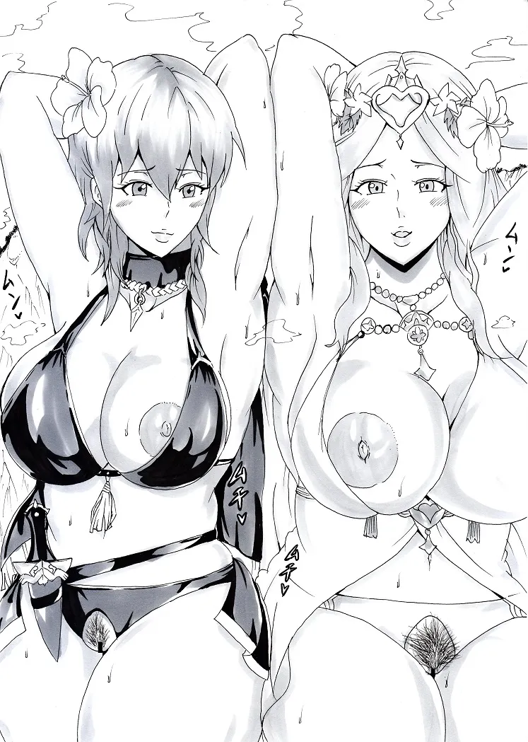 Ninnindo Tonsuke Rhea and Byleth swimsuit 이미지 번호 3