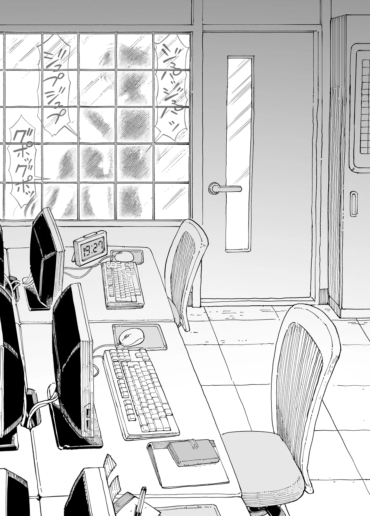 [ふぐりきんたろう] 残業中に何かがあった先輩と後輩 image number 37