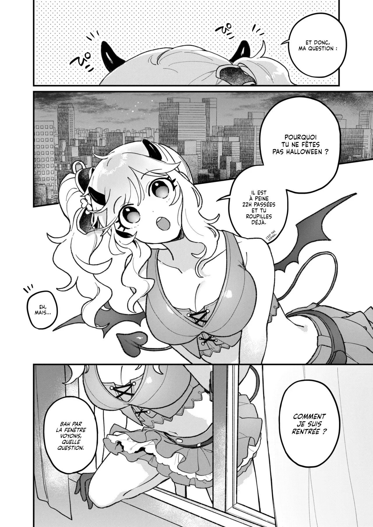 [nature. (Haduki Haduki)] Akogare no Idol wa Gal de JK de Succubus! | Alors, on ne fête pas Halloween ? (THE IDOLM@STER CINDERELLA GIRLS) [French] [Lopxi] [Digital] image number 4