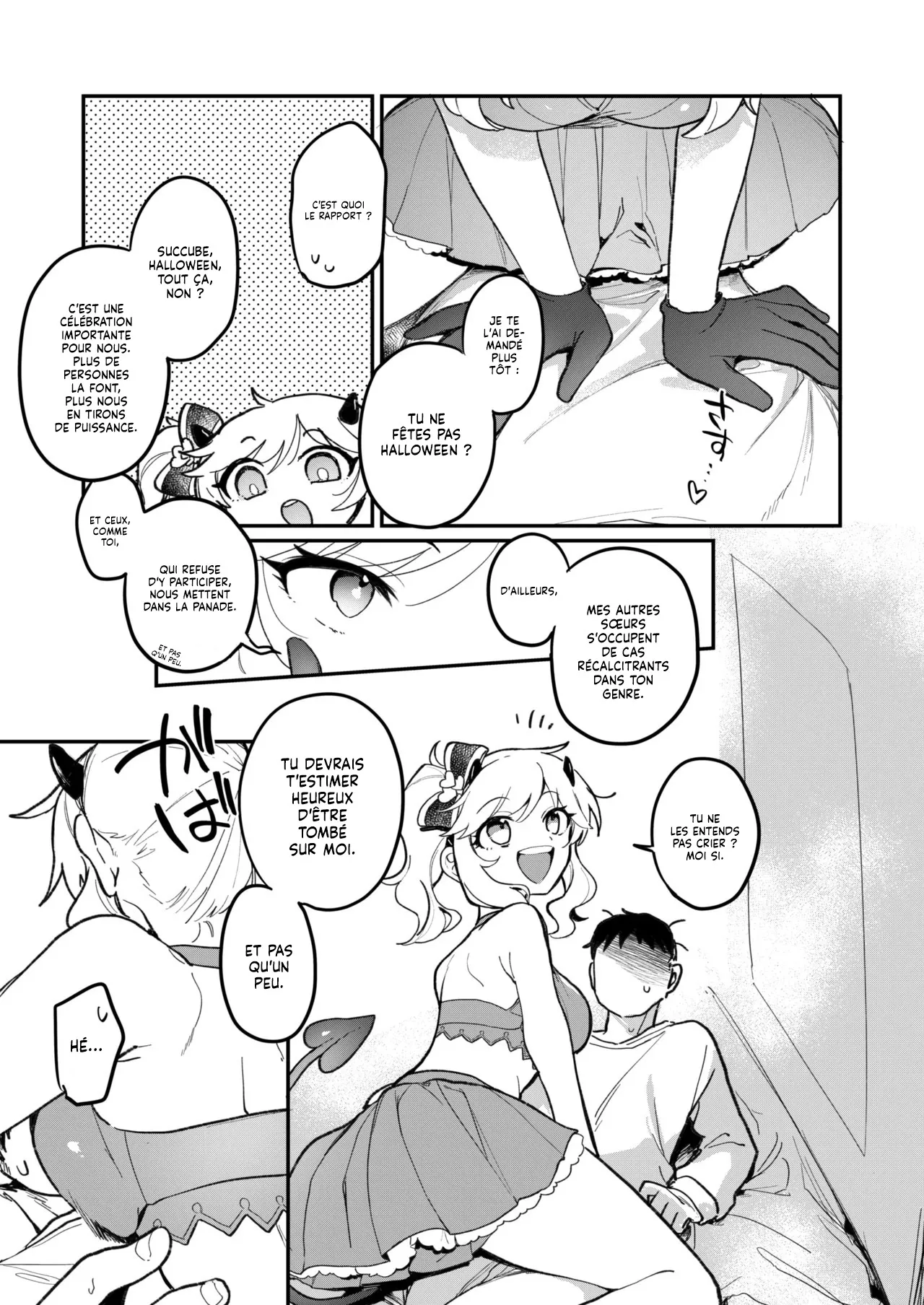 [nature. (Haduki Haduki)] Akogare no Idol wa Gal de JK de Succubus! | Alors, on ne fête pas Halloween ? (THE IDOLM@STER CINDERELLA GIRLS) [French] [Lopxi] [Digital] image number 7