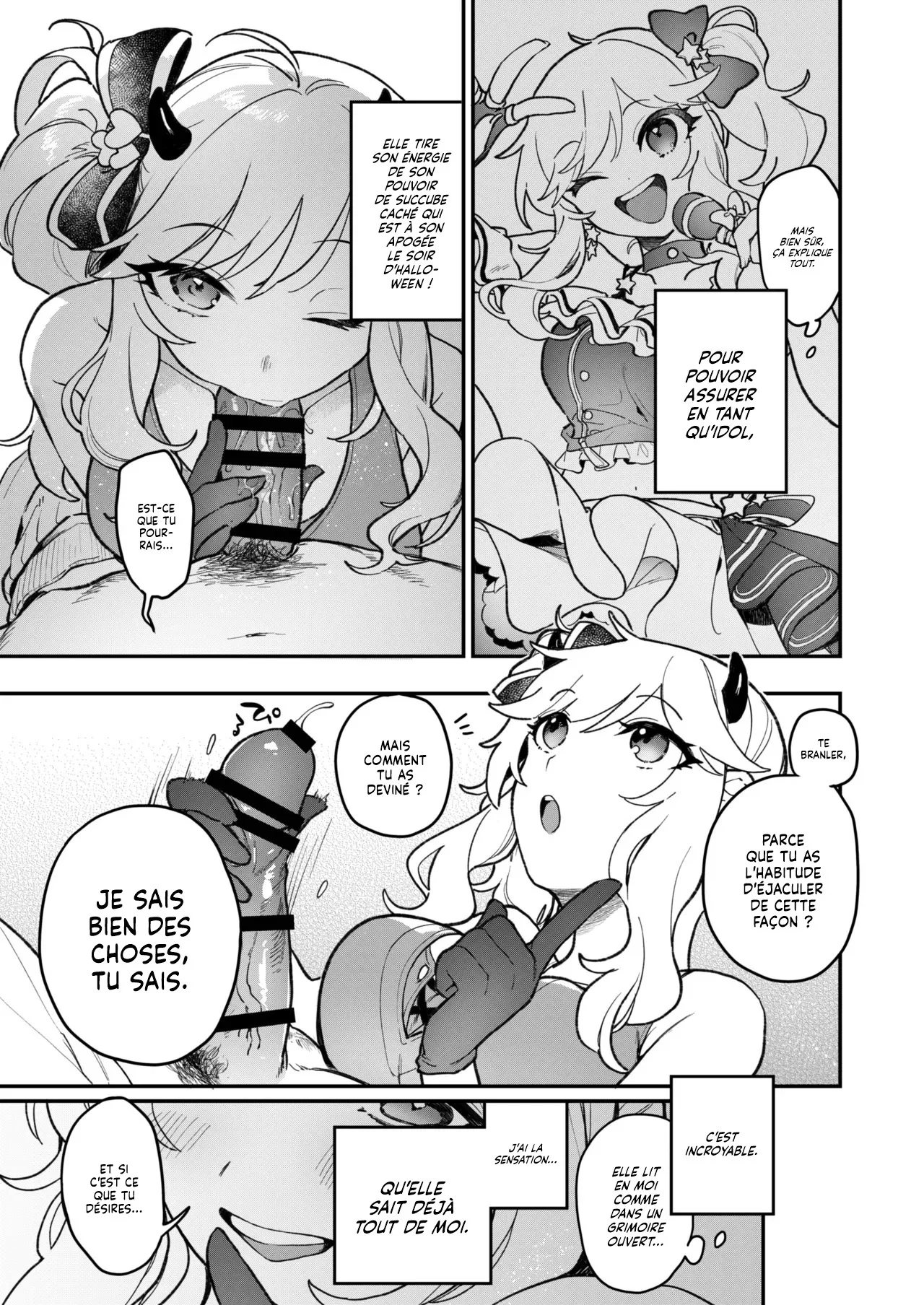 [nature. (Haduki Haduki)] Akogare no Idol wa Gal de JK de Succubus! | Alors, on ne fête pas Halloween ? (THE IDOLM@STER CINDERELLA GIRLS) [French] [Lopxi] [Digital] image number 9