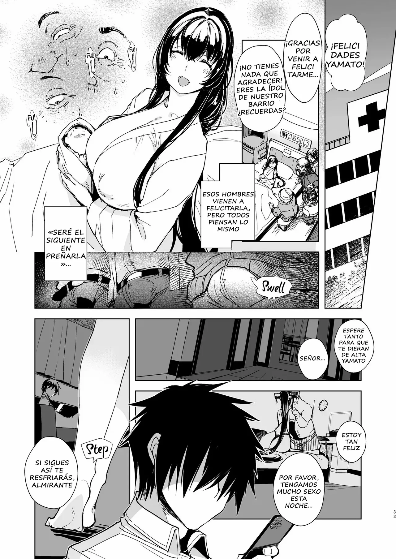 [Xration (mil)] Hishokan Kashima no Houkokusho 4｜Reporte de la Secretaria Kashima 4 (Kantai Collection -KanColle-) [Spanish] [Sound of silence] [Digital] image number 32