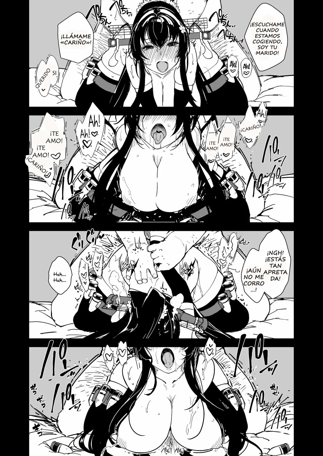 [Xration (mil)] Hishokan Kashima no Houkokusho 4｜Reporte de la Secretaria Kashima 4 (Kantai Collection -KanColle-) [Spanish] [Sound of silence] [Digital] image number 35