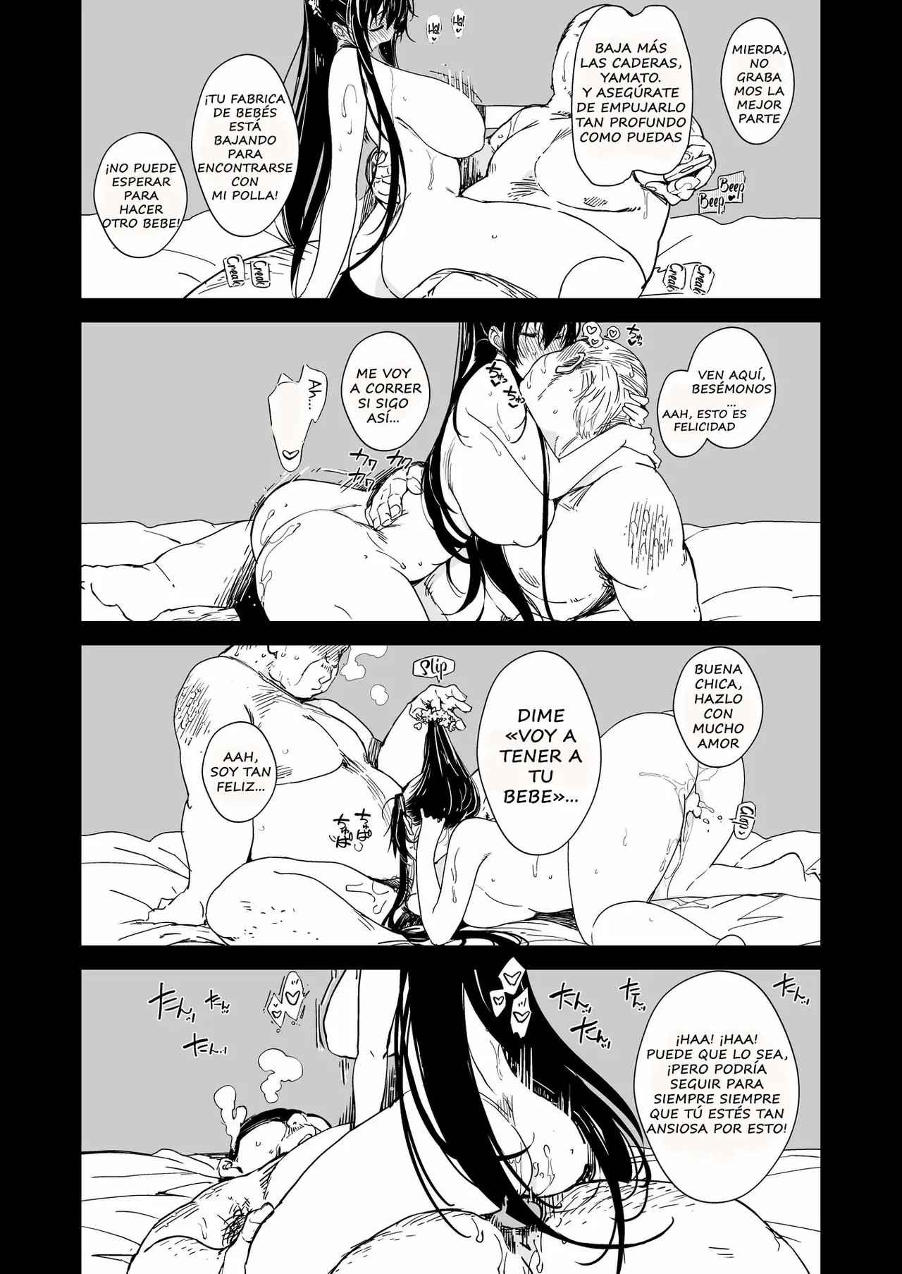 [Xration (mil)] Hishokan Kashima no Houkokusho 4｜Reporte de la Secretaria Kashima 4 (Kantai Collection -KanColle-) [Spanish] [Sound of silence] [Digital] image number 39