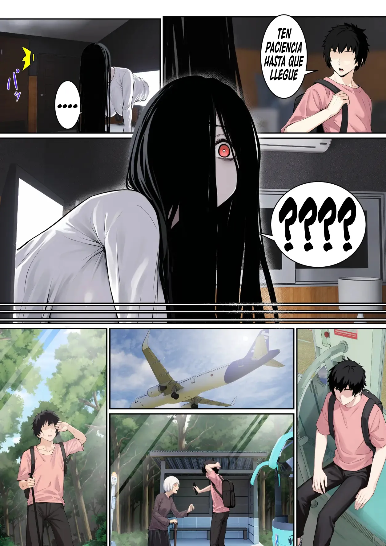 [pz-x] Sadako ga Pasokon Gamen ni Hikkakaru ken ni Tsuite｜El Díaa Que Sadako Se Quedó Atascada En La Pantalla De Mi Computadora [Spanish] [El naranjas = Mr.Naranjas] image number 8