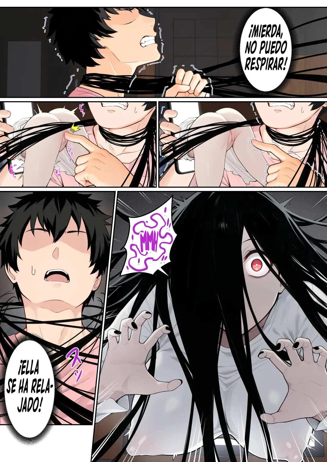 [pz-x] Sadako ga Pasokon Gamen ni Hikkakaru ken ni Tsuite｜El Díaa Que Sadako Se Quedó Atascada En La Pantalla De Mi Computadora [Spanish] [El naranjas = Mr.Naranjas] image number 23