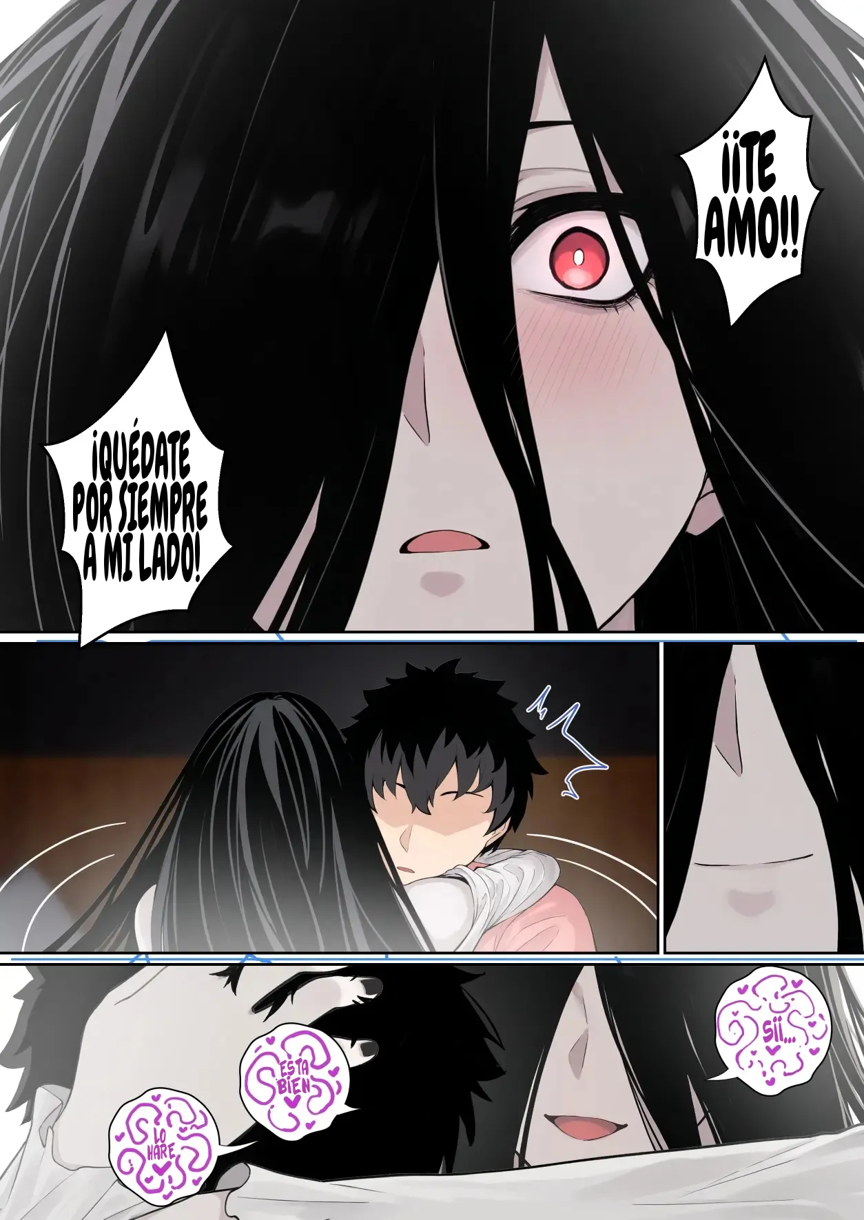 [pz-x] Sadako ga Pasokon Gamen ni Hikkakaru ken ni Tsuite｜El Díaa Que Sadako Se Quedó Atascada En La Pantalla De Mi Computadora [Spanish] [El naranjas = Mr.Naranjas] image number 53
