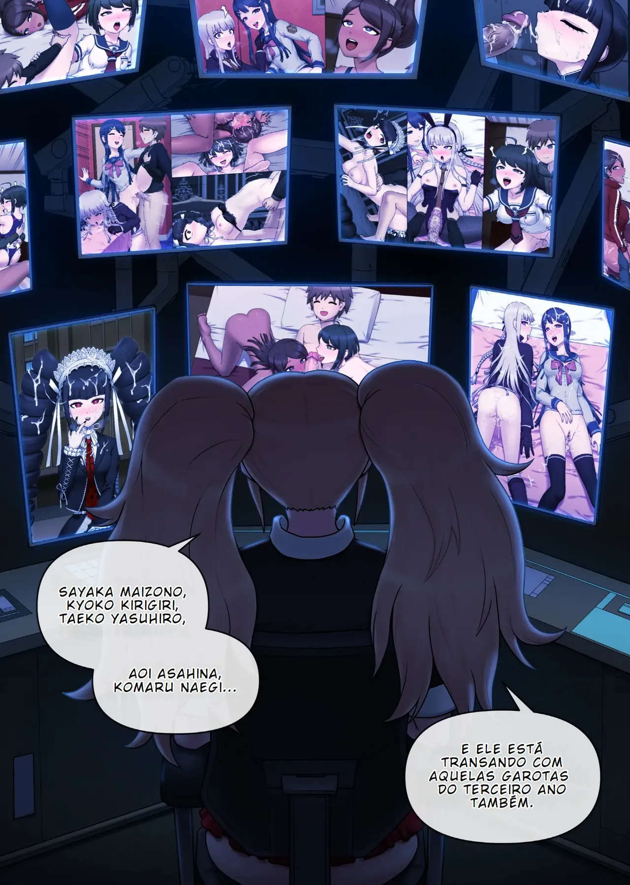 Komaru Naegi & Aoi Asahina [Portuguese-BR] [BLACKSUB] image number 40