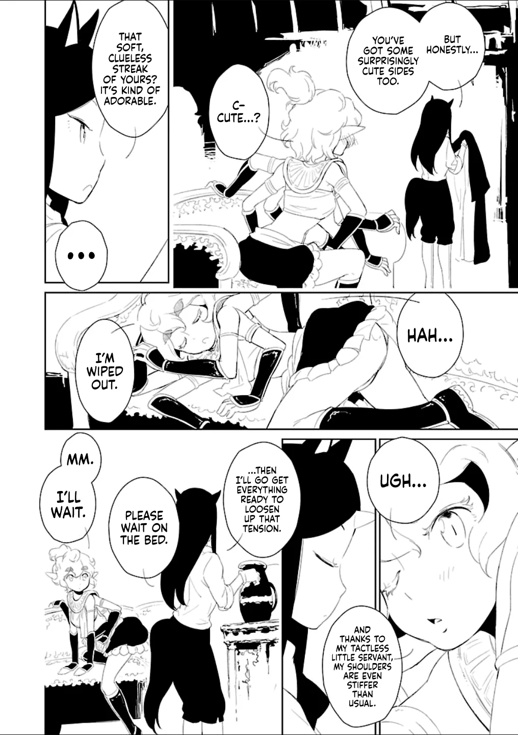 [Inu Teikoku (Inumaru)] Asherah Shogun to Meshitsukai Sadi | General Asherah and Her Servant Sadi (Mebae 2 -Vivid Yuri Anthology) [English] [Castle TL] image number 2