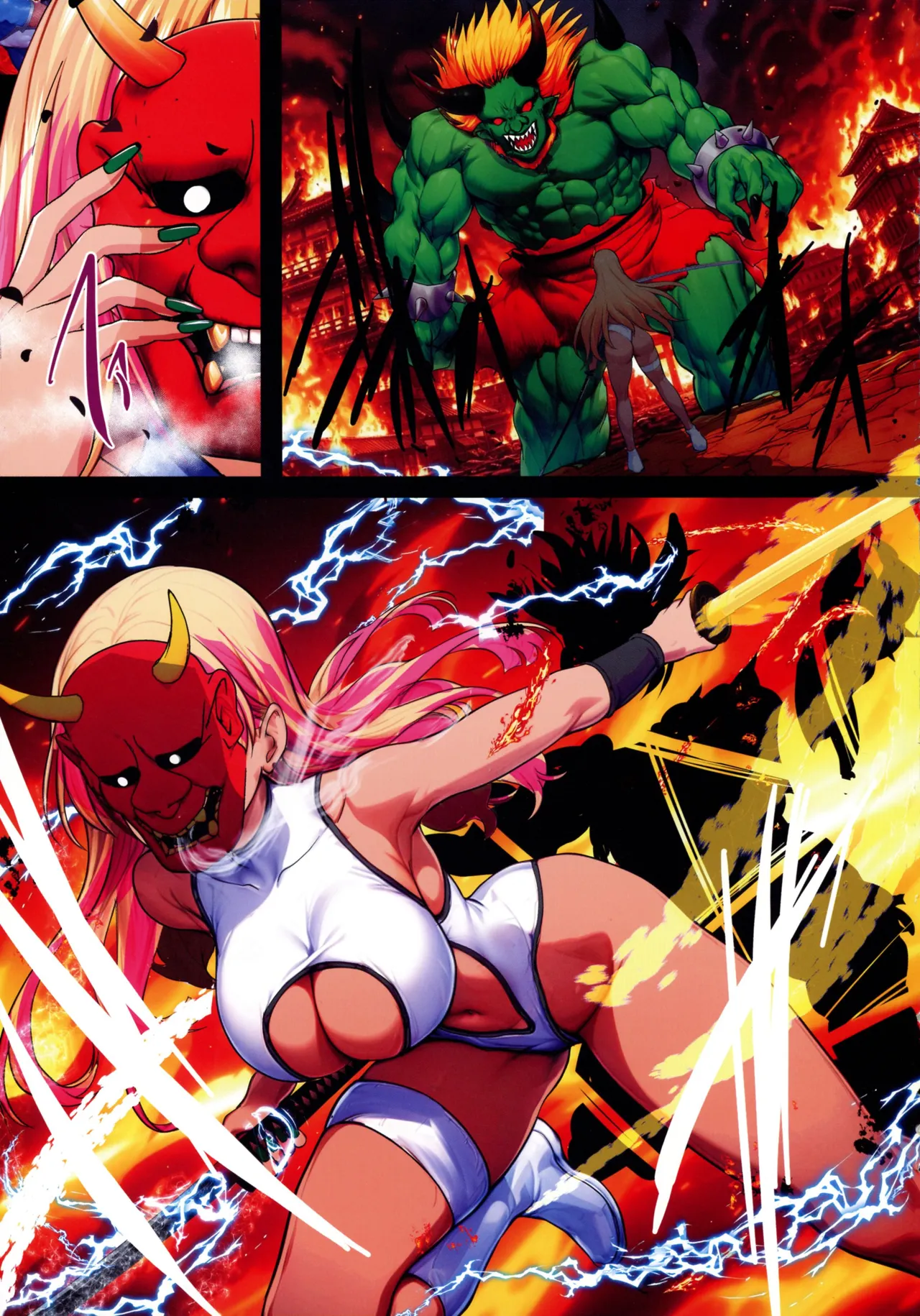 (C106) [Shouchuu MAC (Hozumi Kenji)] InCha Otouto ga Otaryman Seikatsu Shinagara Bonyuu Tappuri Kinpatsu Bakunyuu Oyako o Harem H & Kobetsu Date de Harama seru Hanashi 图片编号 7