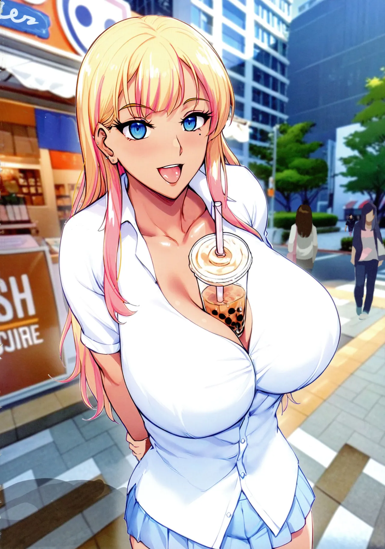 (C106) [Shouchuu MAC (Hozumi Kenji)] InCha Otouto ga Otaryman Seikatsu Shinagara Bonyuu Tappuri Kinpatsu Bakunyuu Oyako o Harem H & Kobetsu Date de Harama seru Hanashi 图片编号 99