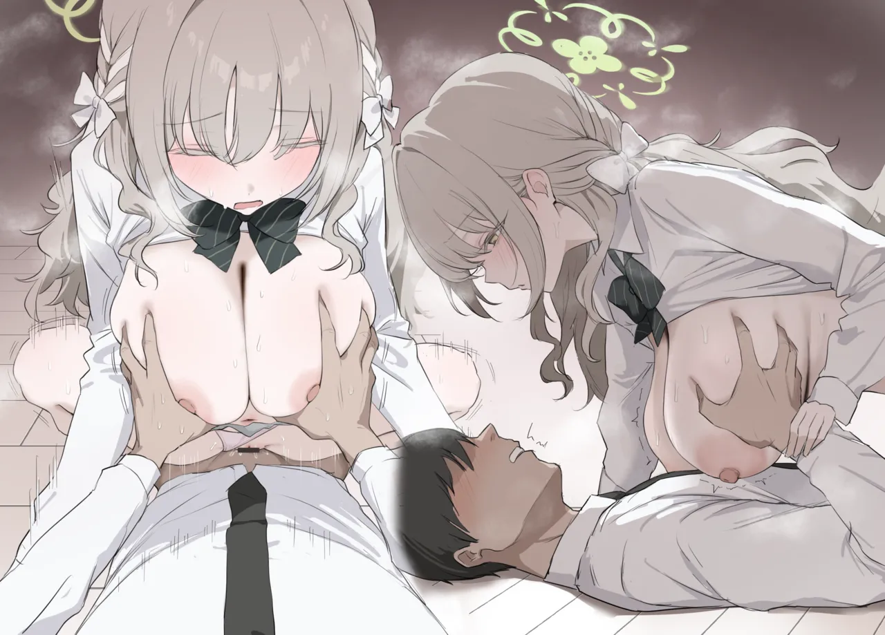 [安心院さとり] 連絡返してくれない先生を我慢の限界で襲っちゃうミヨ (ブルーアーカイブ) numero di immagine  10