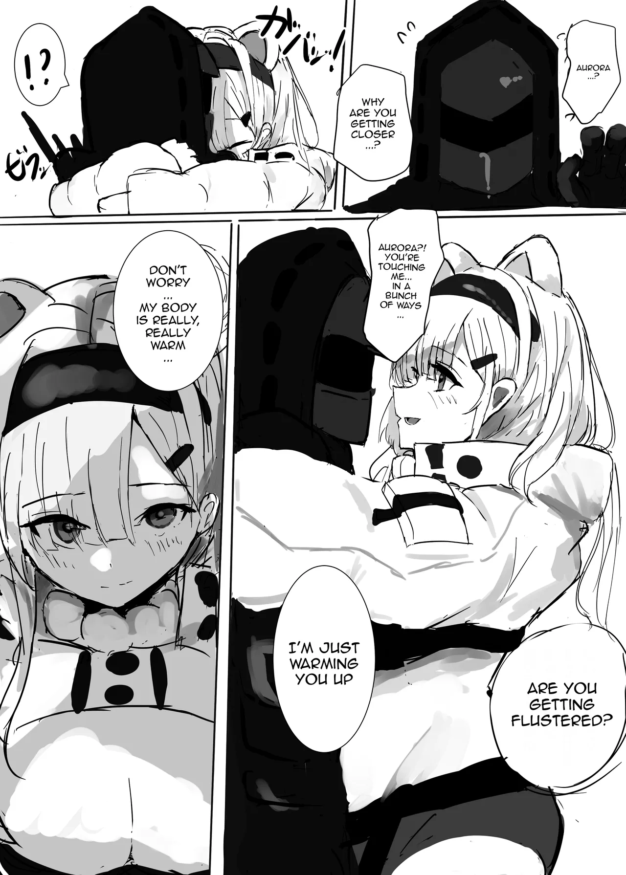 [Sunaneko] Aurora-chan to Karada Attame Ecchi o Suru Ohanashi / Story About Doing Lewd Things With Aurora As She Warms My Body (Arknights) [English] {Doujins.com} 图片编号 3