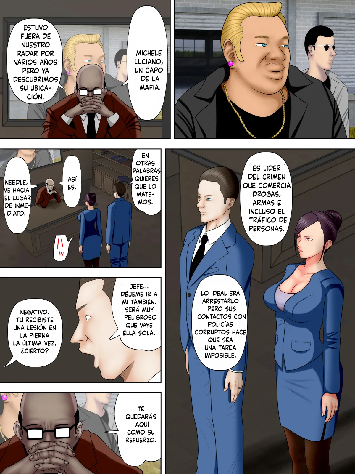 [Minazuki Mikka] Hitozuma Spy to Mafia no Musuko 1 ~Kuro Gal Keisatsukan Hen~ (Spanish) 이미지 번호 8