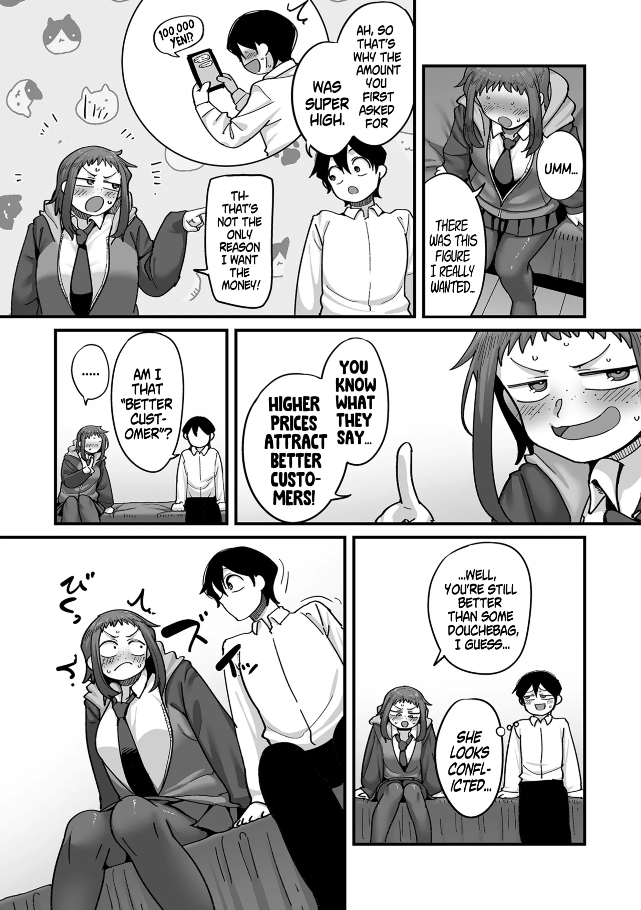 [Yamamoto Zenzen] School Prostitution Journal (Comix) - Chapter 2: Freckled Introvert Yoshida (COMIC Kuriberon DUMA 2025-11 Vol.78) [English] [SS22] image number 4