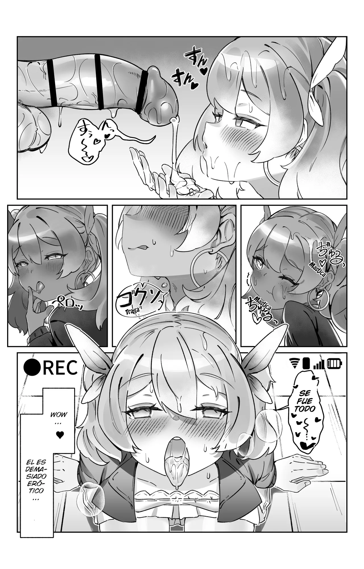 [Enbudo (Enbu)] “Sokubaku” no Tsuyoi Futanari Kanojo to Suki na dake [Spanish] 이미지 번호 16