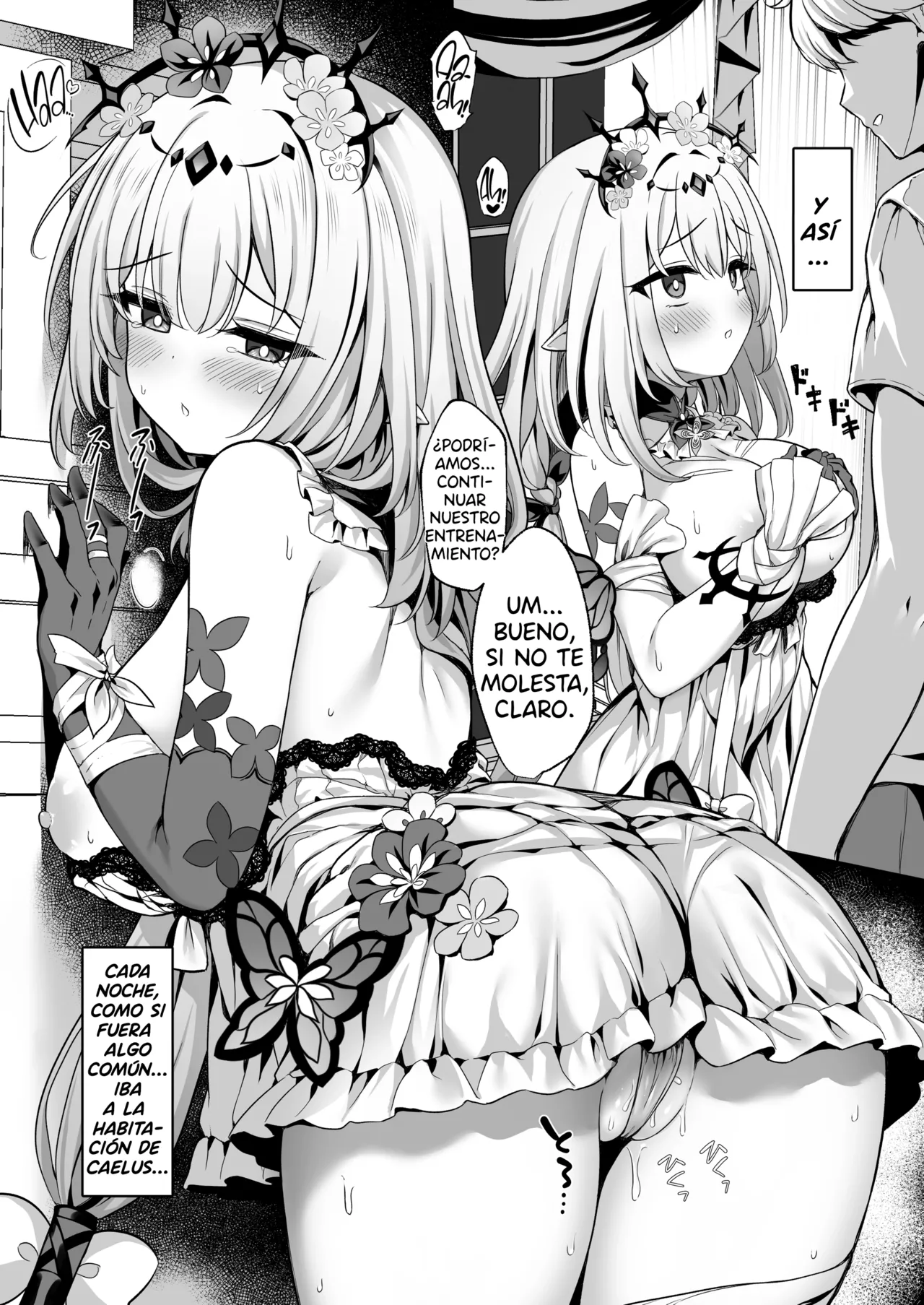 [Arisugawa no Miya (Arisugawa Kotone)] Anata wa Watakushi ni Furerareru, Tokubetsu na Kata... desu kara | Eres el único al que deje acercarse... Porque eres especial para mí  (Honkai: Star Rail) [Spanish] [NeroTranslations] [Digital] 画像番号 9