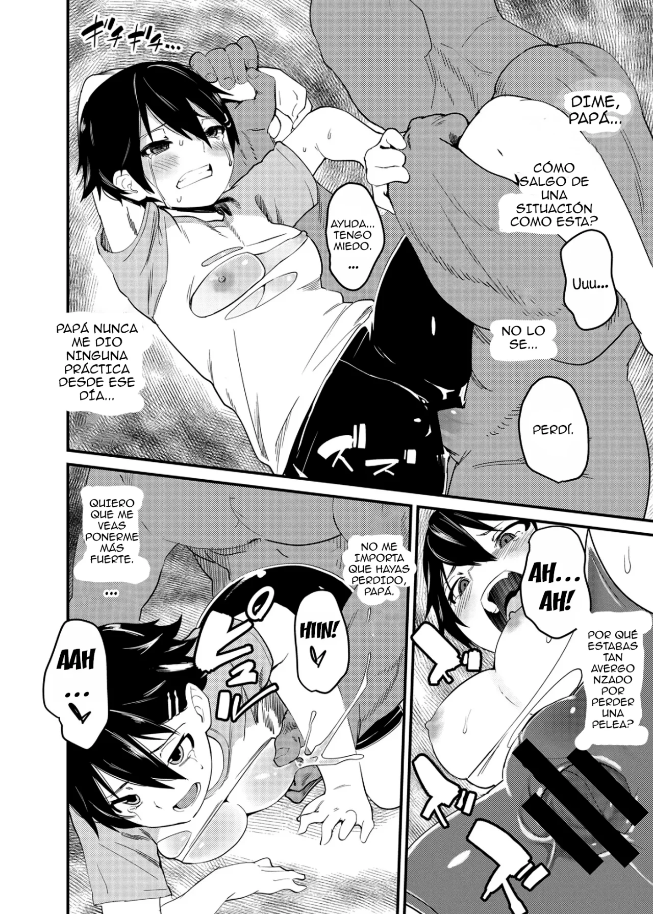 [Wanpaku Shoujo (2=8)] Boku ga Chichi no Kataki to Sex Suru Riyuu.｜La Razón por la que Tengo Sexo con El Enemigo de Mi Padre. (DREAM C CLUB) [Spanish] [Losteoricos = fanfisclemon] [Digital] image number 21